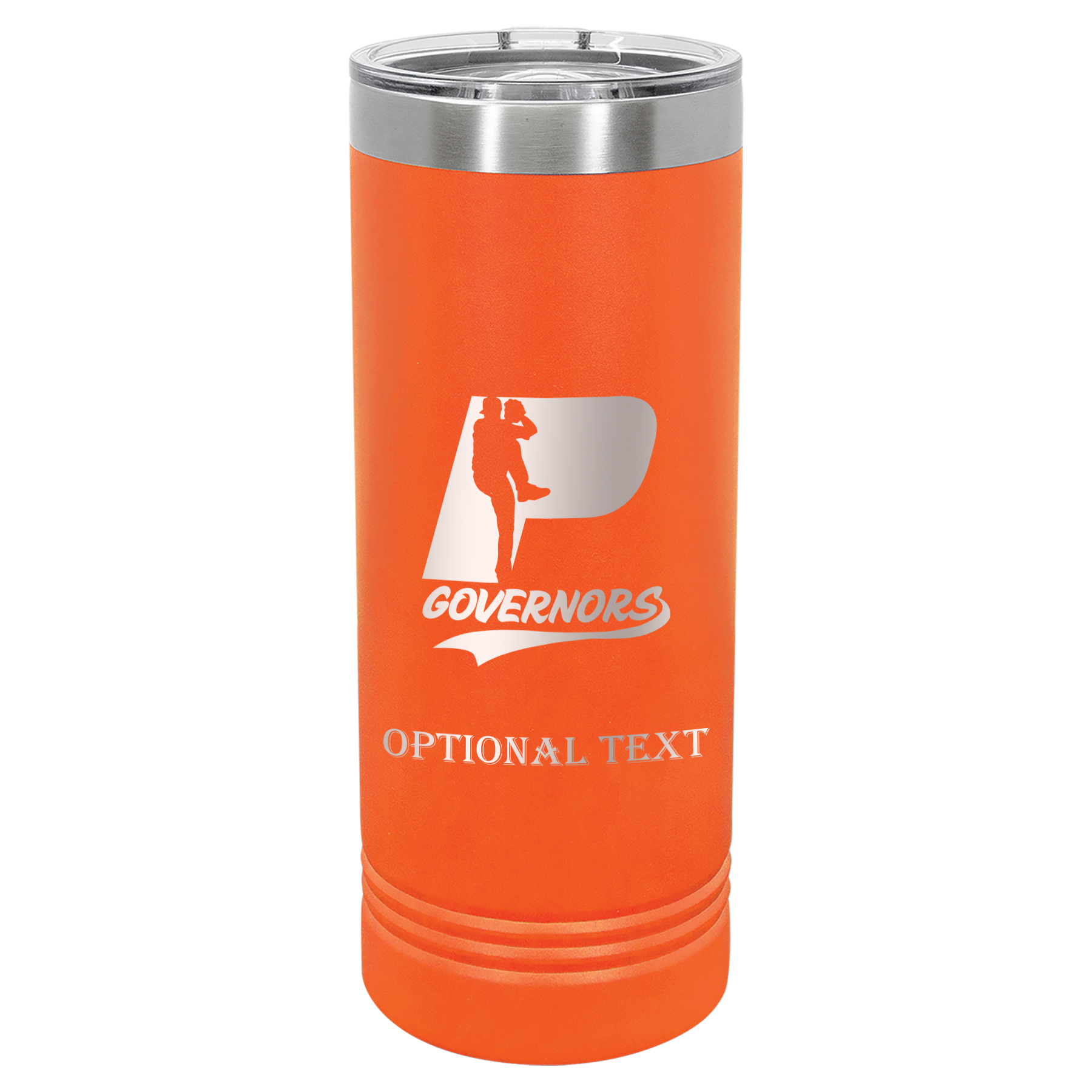 22 oz Skinny Tumbler - T.F. Riggs P with Governors