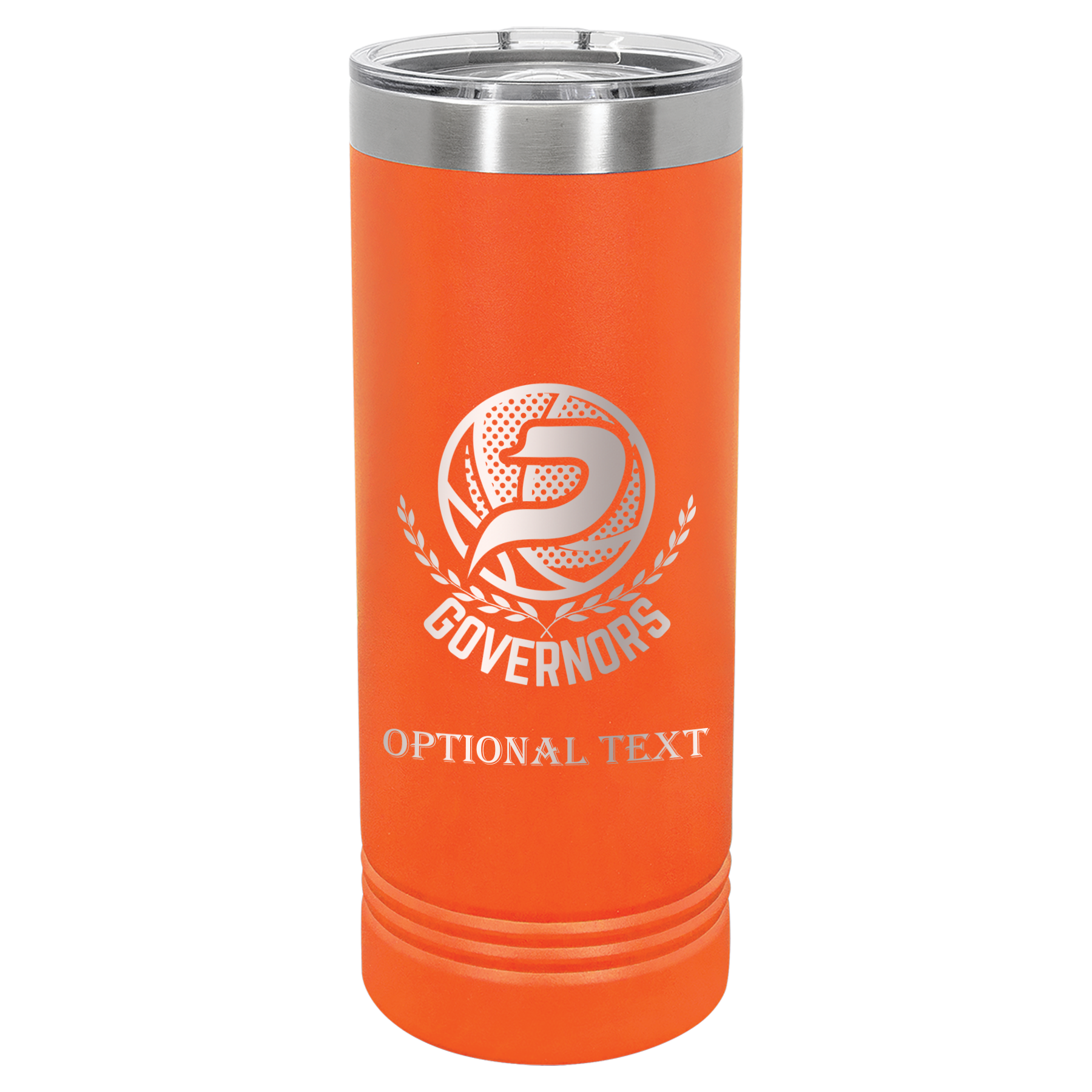 22 oz Skinny Tumbler - T.F. Riggs P with Governors
