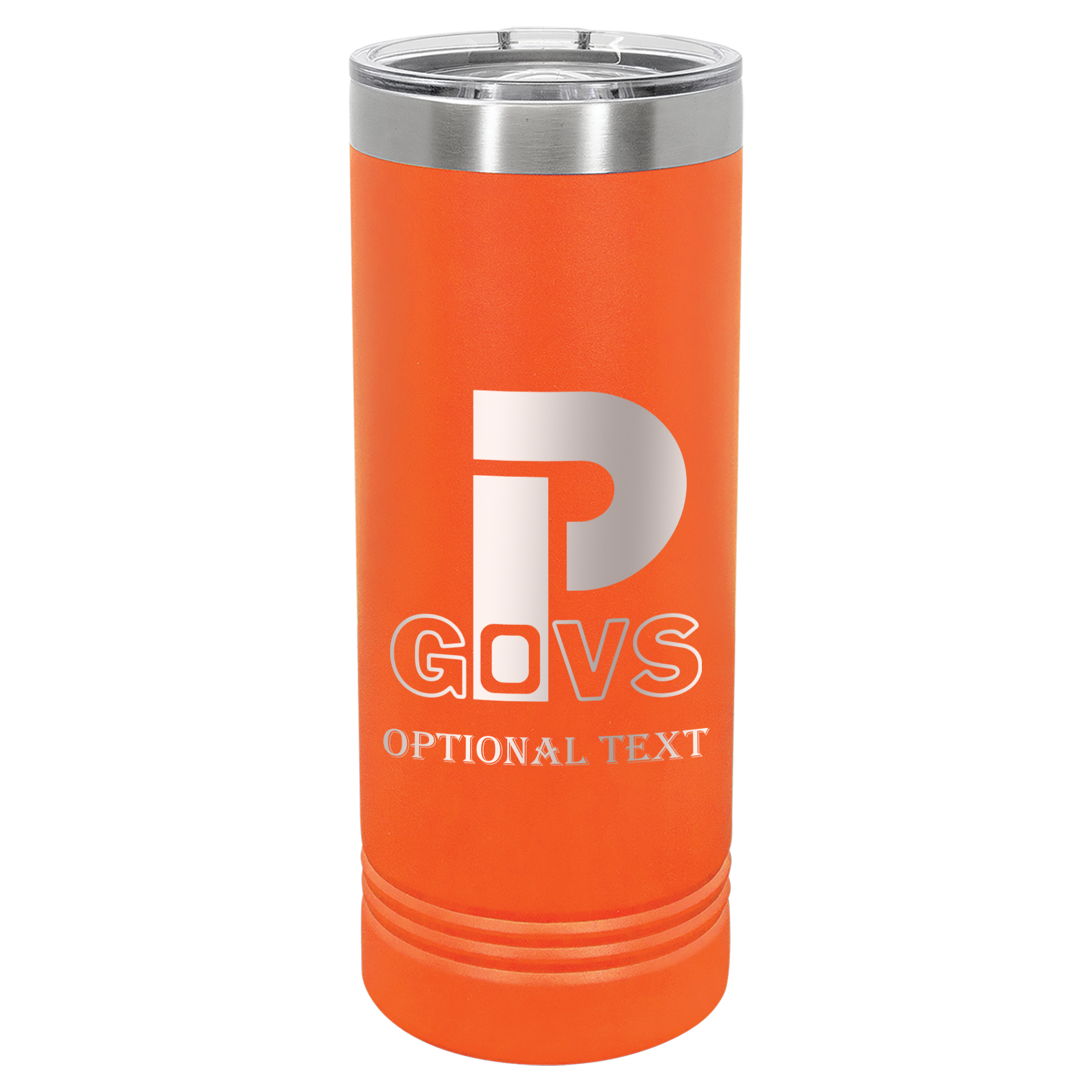 22 oz Skinny Tumbler - T.F. Riggs P with Govs