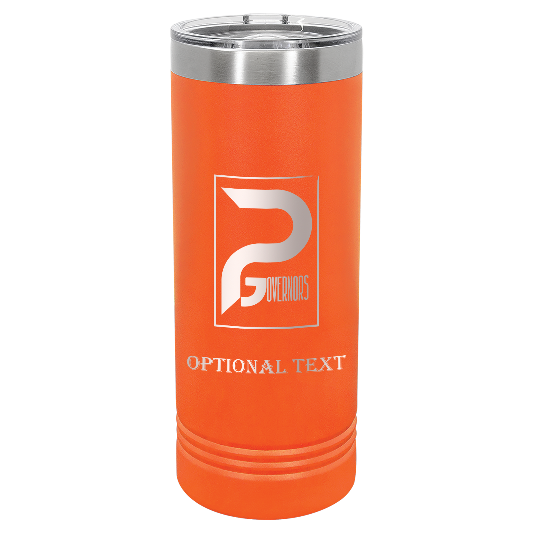 22 oz Skinny Tumbler - T.F. Riggs P with Governors