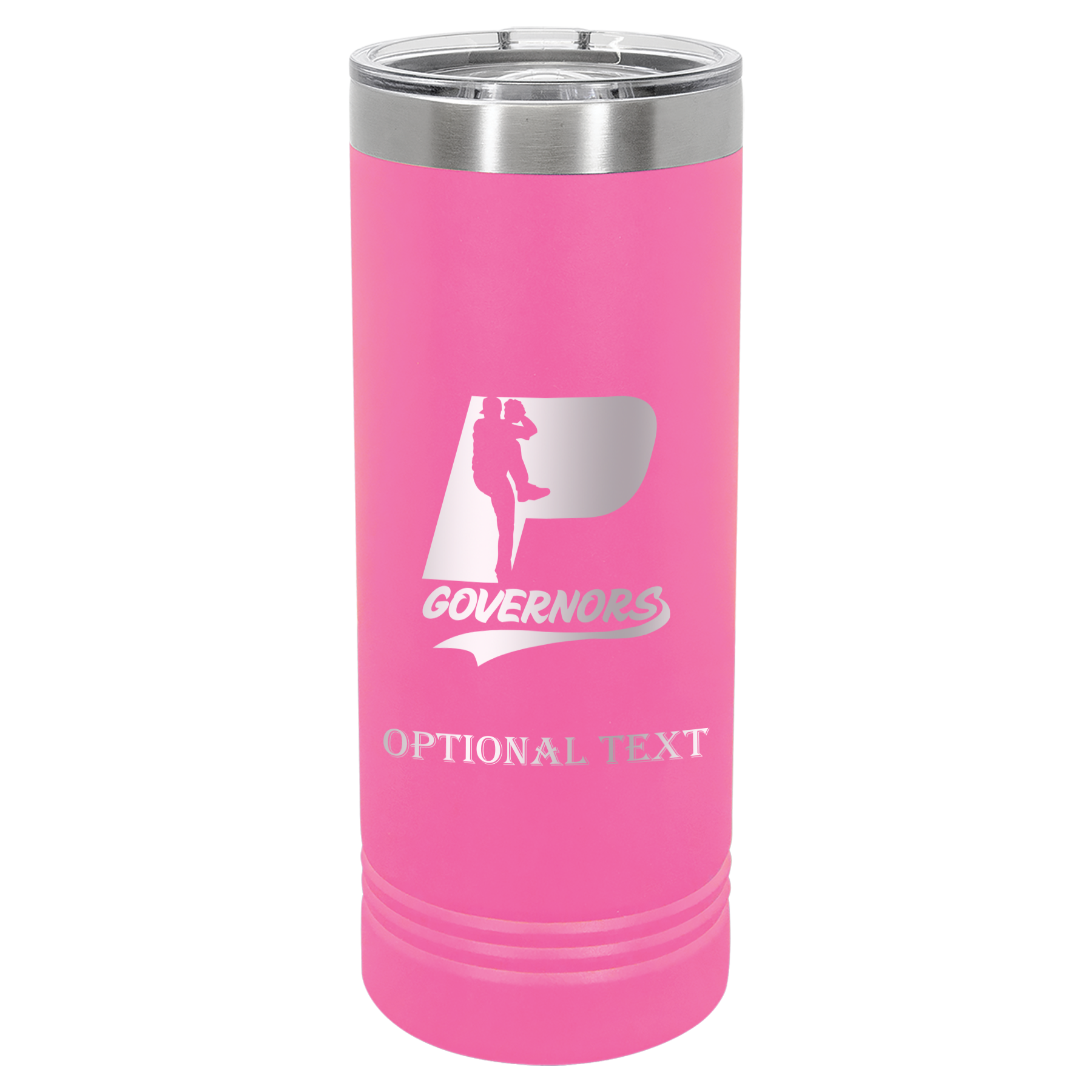 22 oz Skinny Tumbler - T.F. Riggs P with Governors