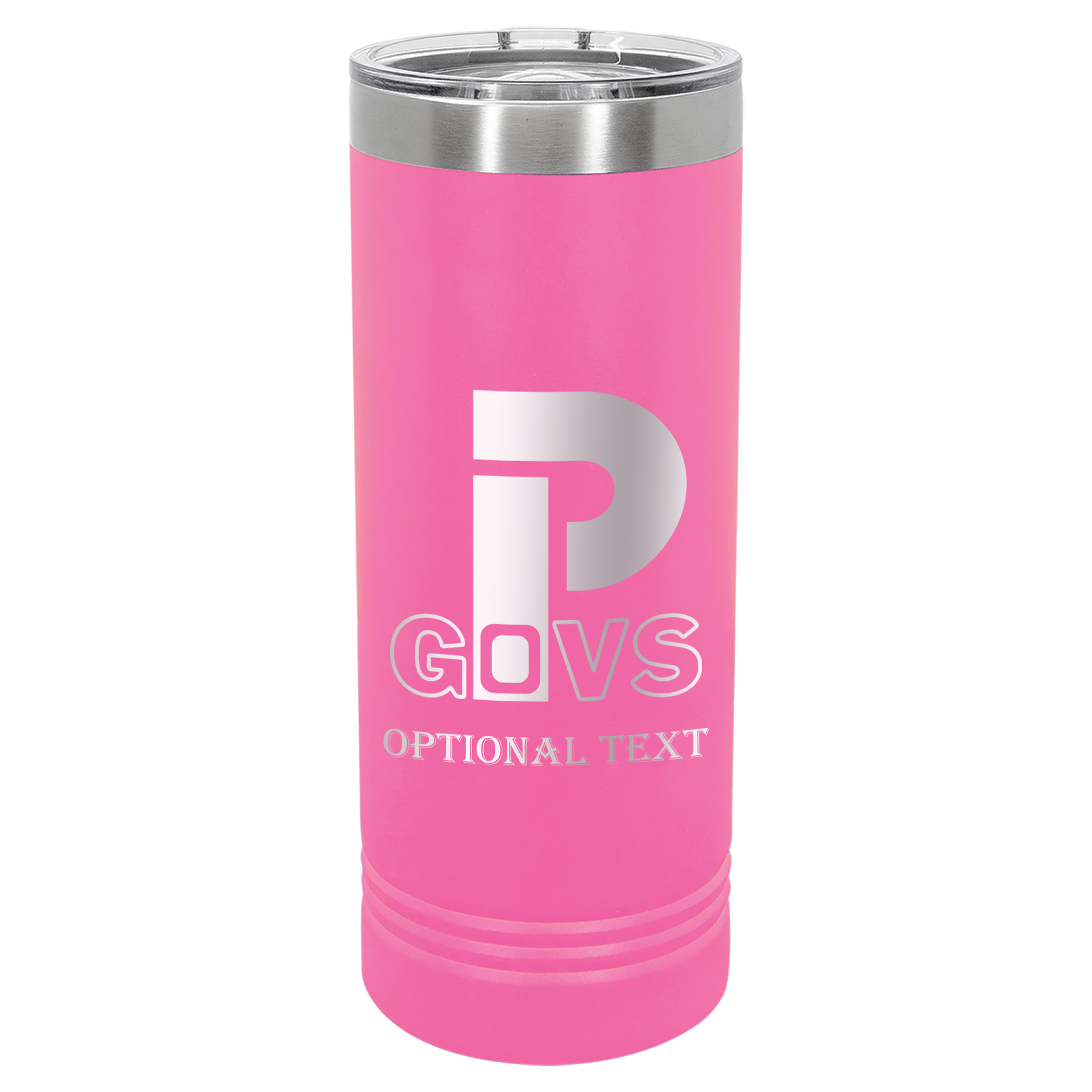 22 oz Skinny Tumbler - T.F. Riggs P with Govs