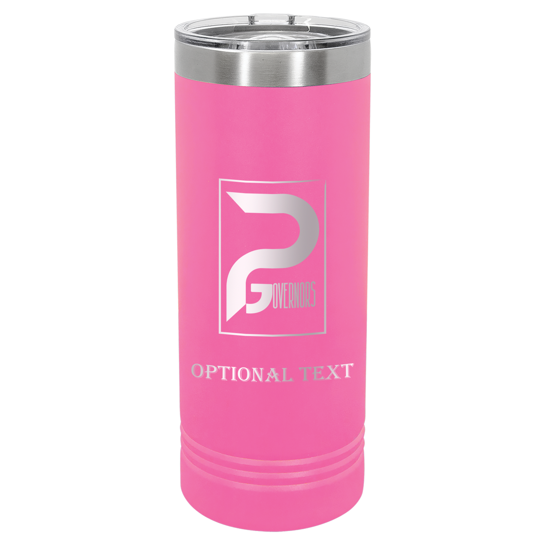 22 oz Skinny Tumbler - T.F. Riggs P with Governors