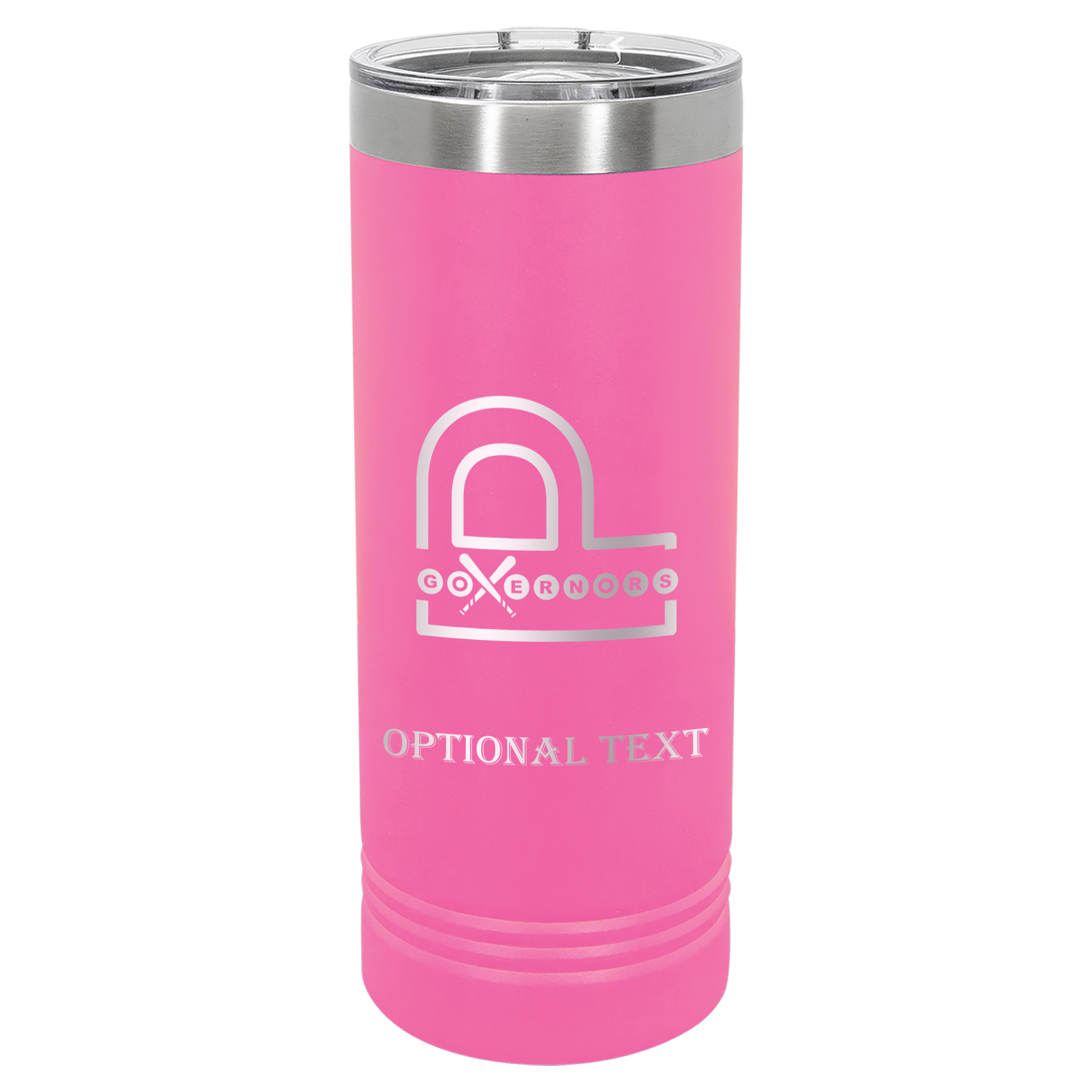 22 oz Skinny Tumbler - T.F. Riggs P with Governors