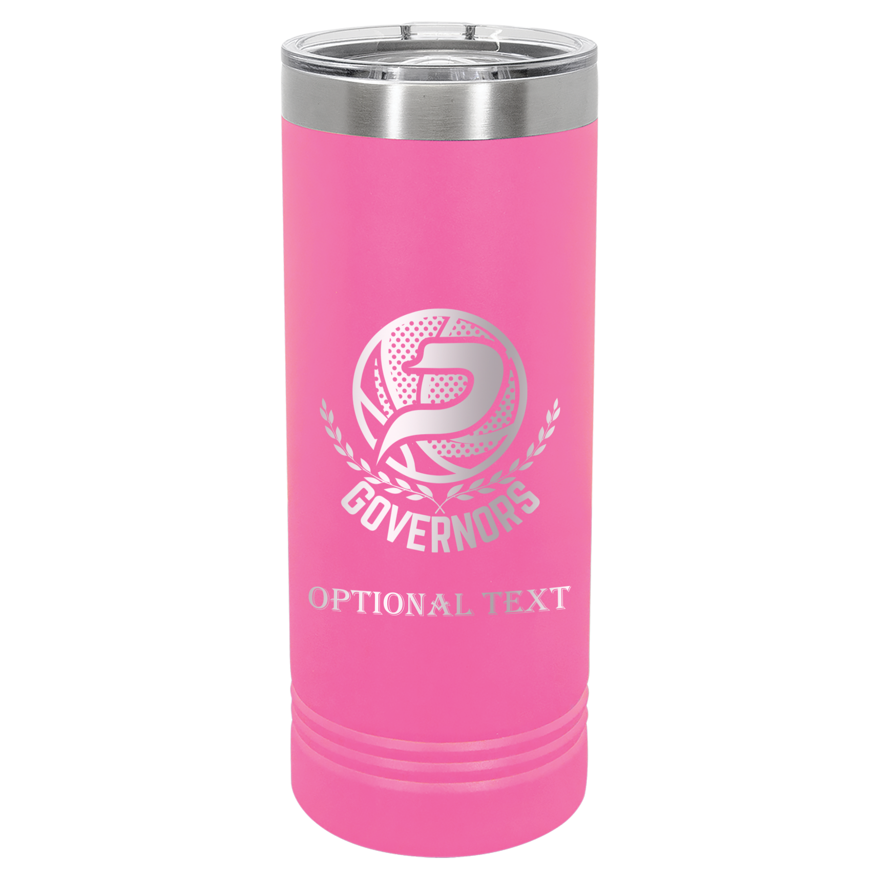 22 oz Skinny Tumbler - T.F. Riggs P with Governors