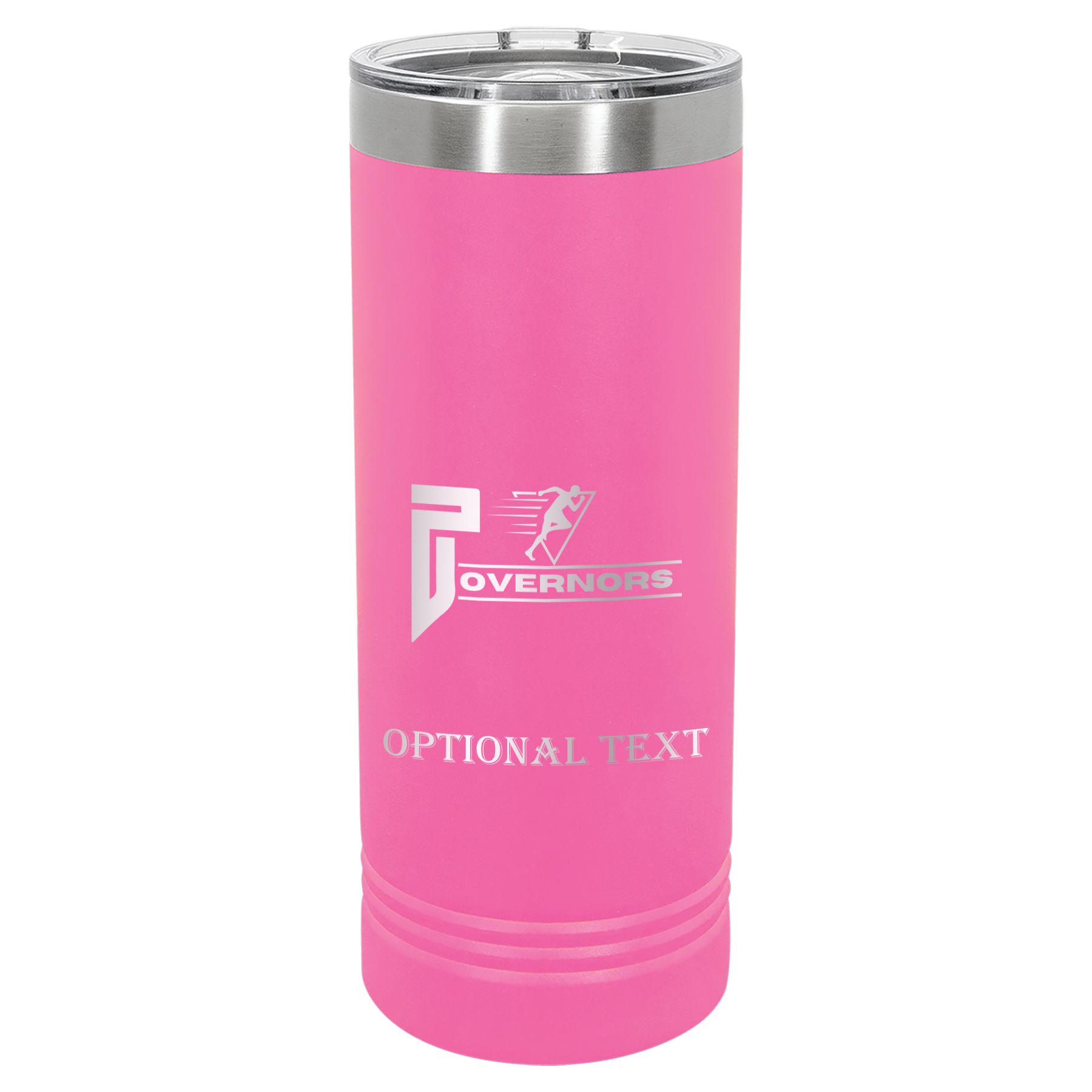 22 oz Skinny Tumbler - T.F. Riggs P with Governors