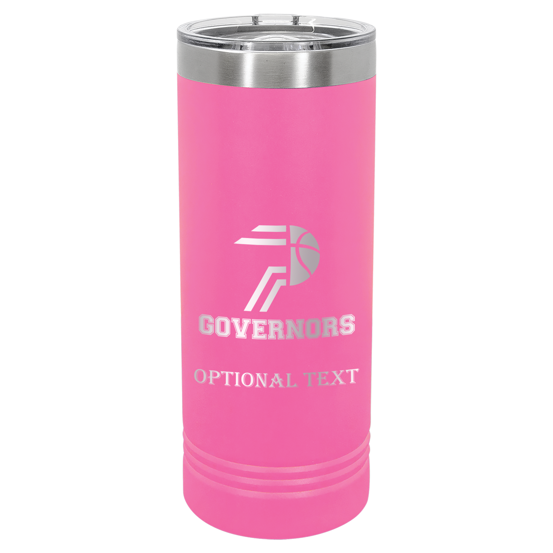 22 oz Skinny Tumbler - T.F. Riggs P with Governors