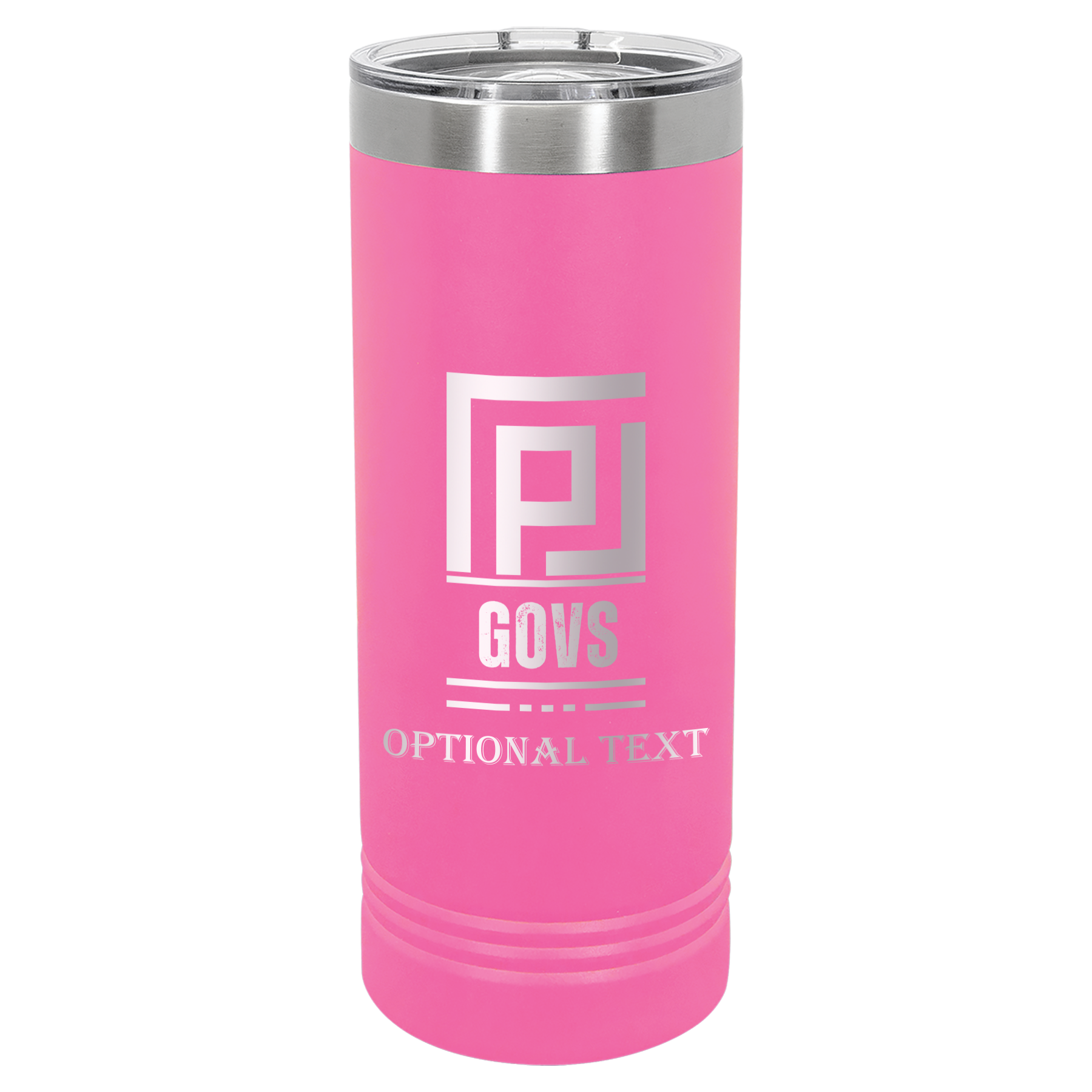 22 oz Skinny Tumbler - T.F. Riggs P with Govs