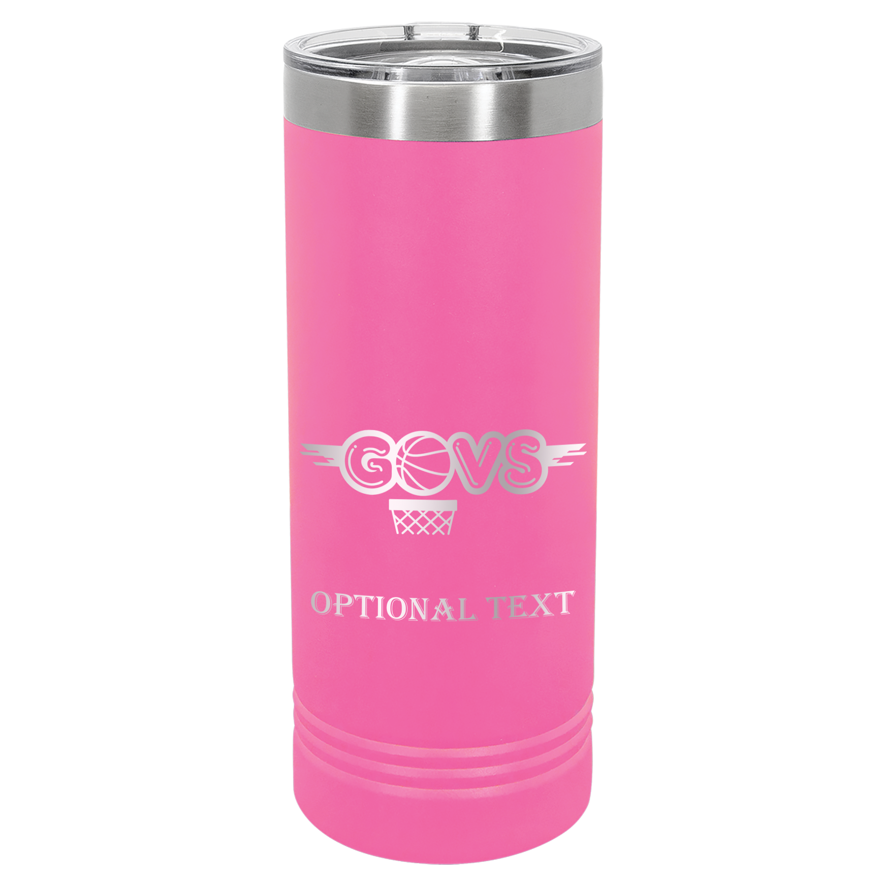 22 oz Skinny Tumbler - T.F. Riggs Govs Basketball
