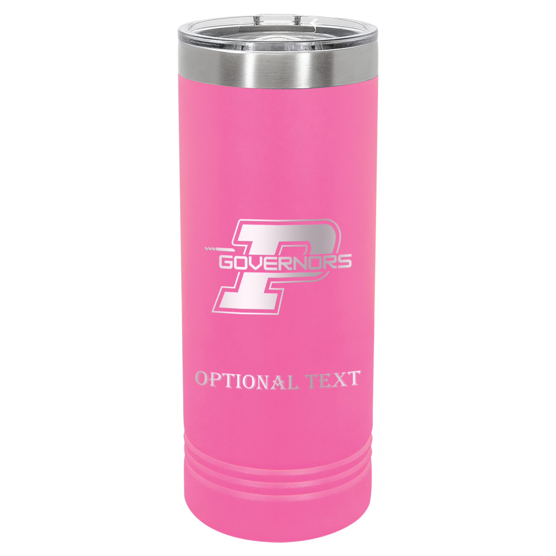 22 oz Skinny Tumbler - T.F. Riggs P with Governors