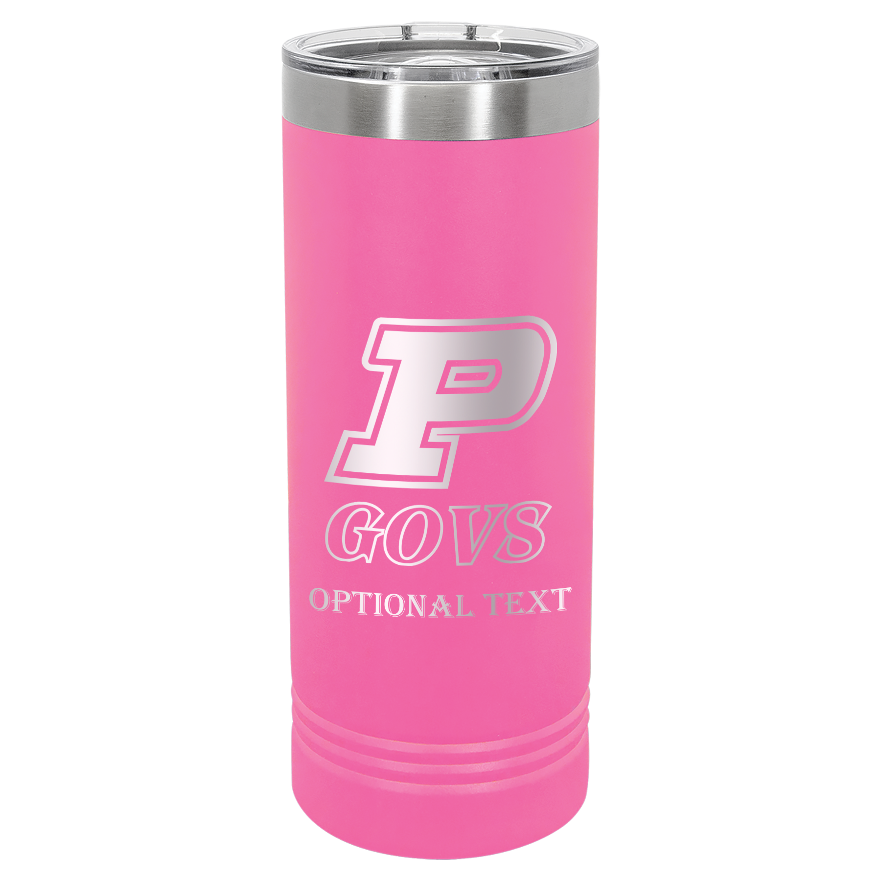 22 oz Skinny Tumbler - T.F. Riggs P with Govs
