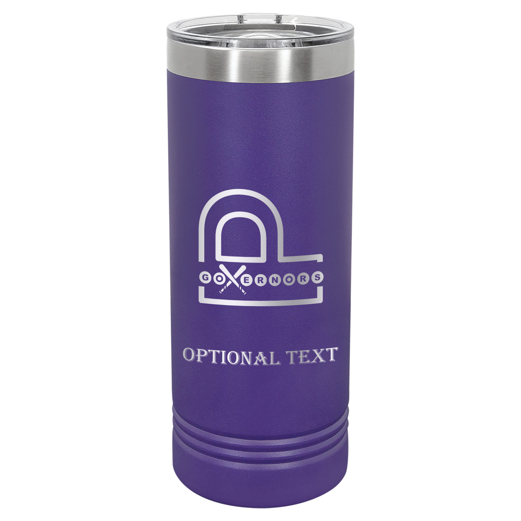22 oz Skinny Tumbler - T.F. Riggs P with Governors