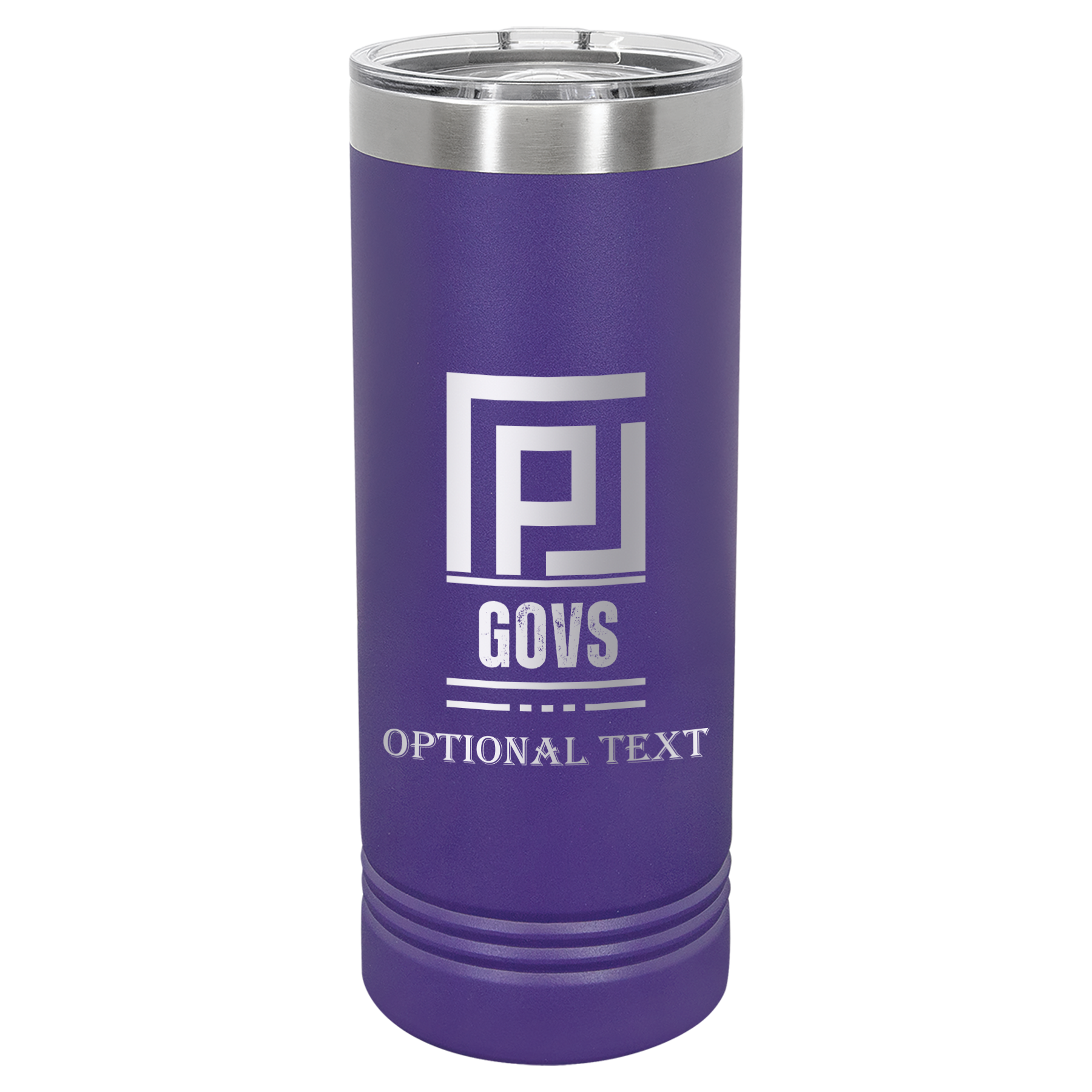 22 oz Skinny Tumbler - T.F. Riggs P with Govs