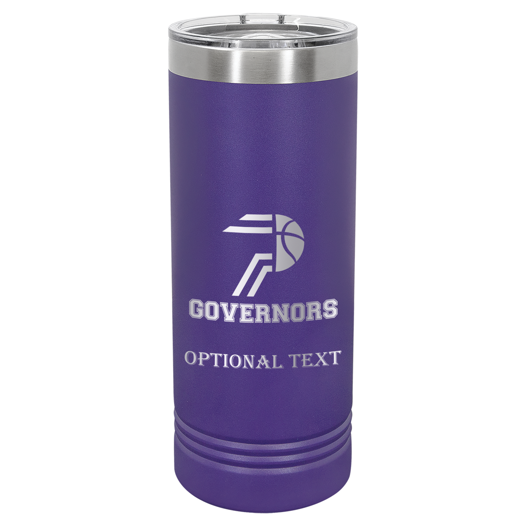 22 oz Skinny Tumbler - T.F. Riggs P with Governors