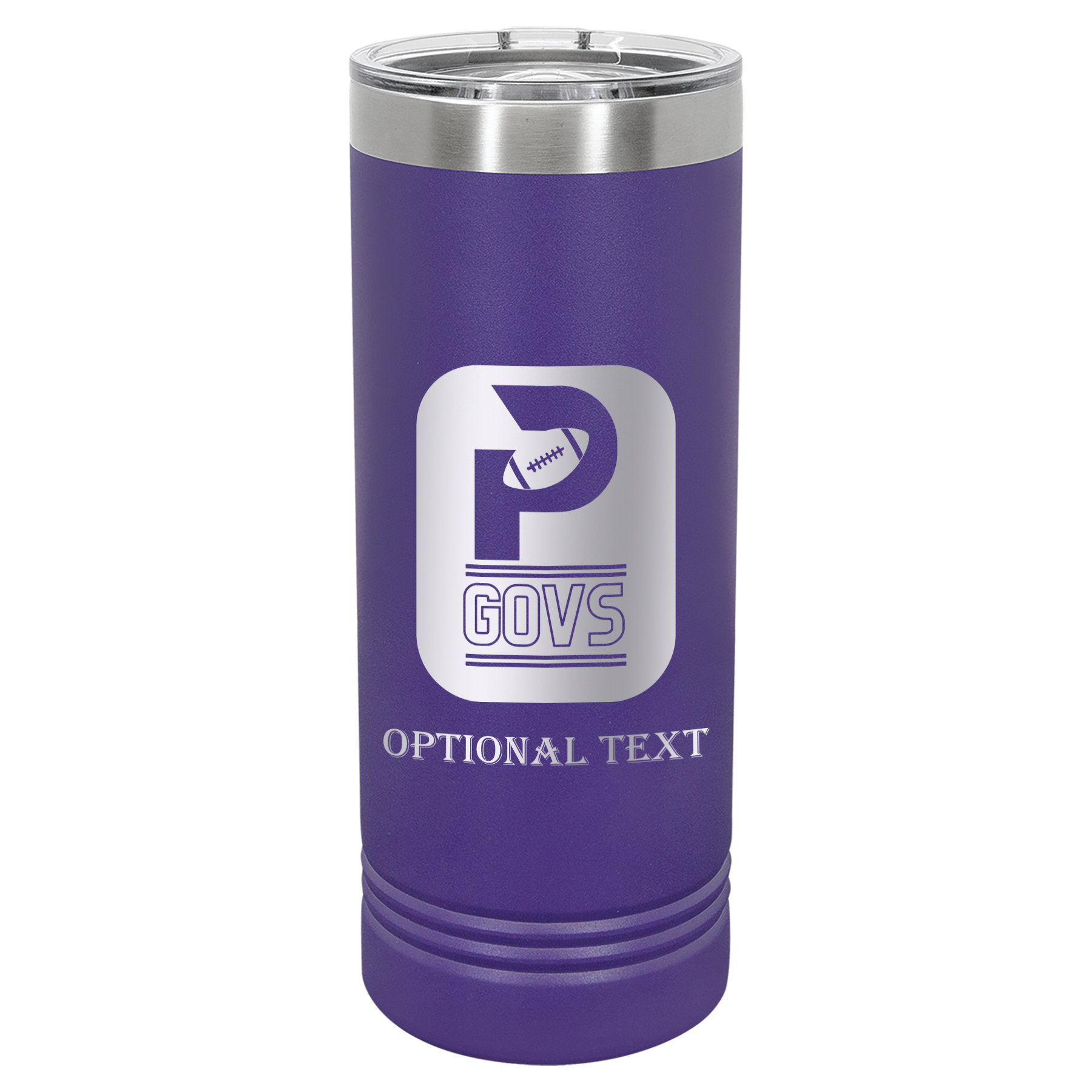 22 oz Skinny Tumbler - T.F. Riggs P with Govs