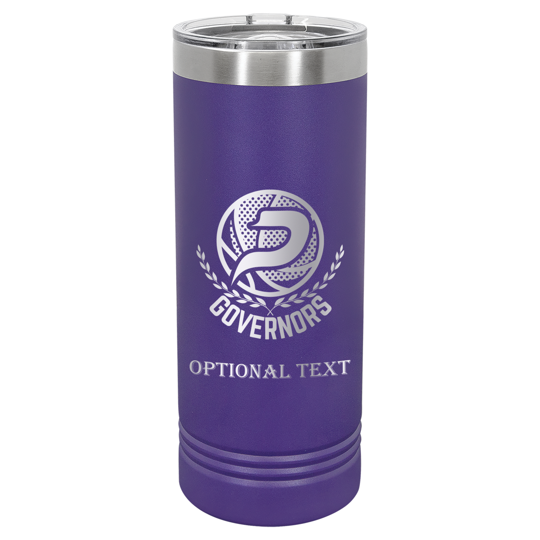 22 oz Skinny Tumbler - T.F. Riggs P with Governors
