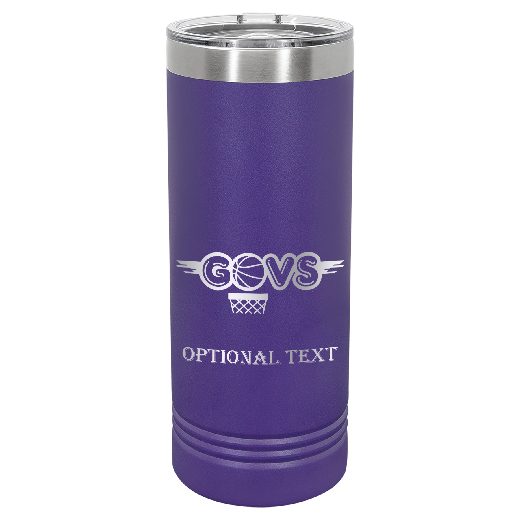 22 oz Skinny Tumbler - T.F. Riggs Govs Basketball