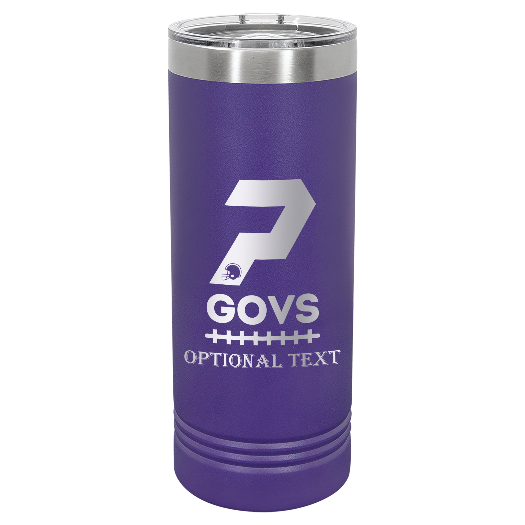 22 oz Skinny Tumbler - T.F. Riggs P with Govs