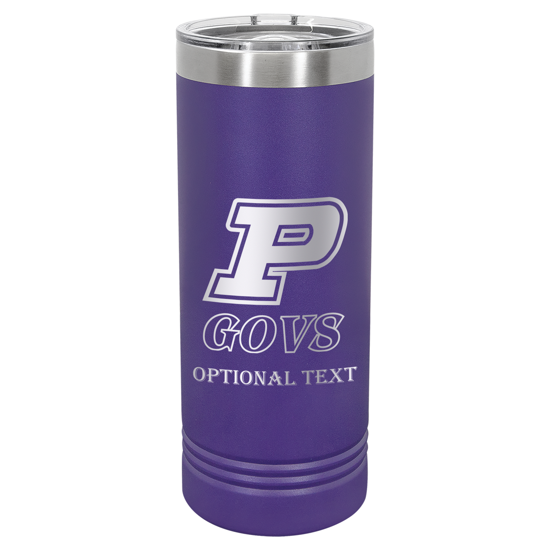 22 oz Skinny Tumbler - T.F. Riggs P with Govs