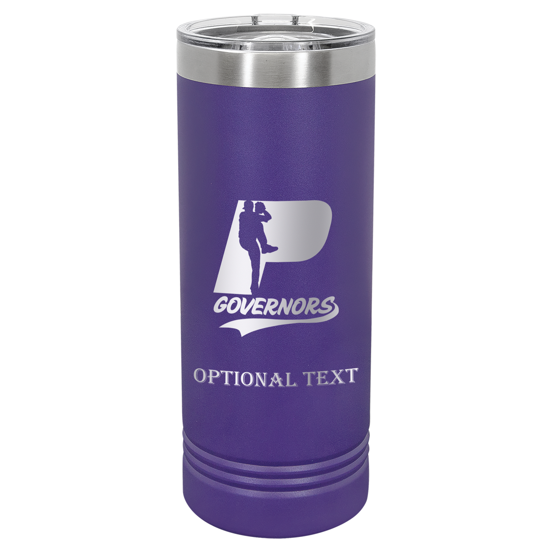 22 oz Skinny Tumbler - T.F. Riggs P with Governors
