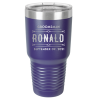 Thumbnail for 30oz Custom Engraved Tumbler - Thoughtful Gifts for Groomsmen and Best Man, Bachelor Party Gift