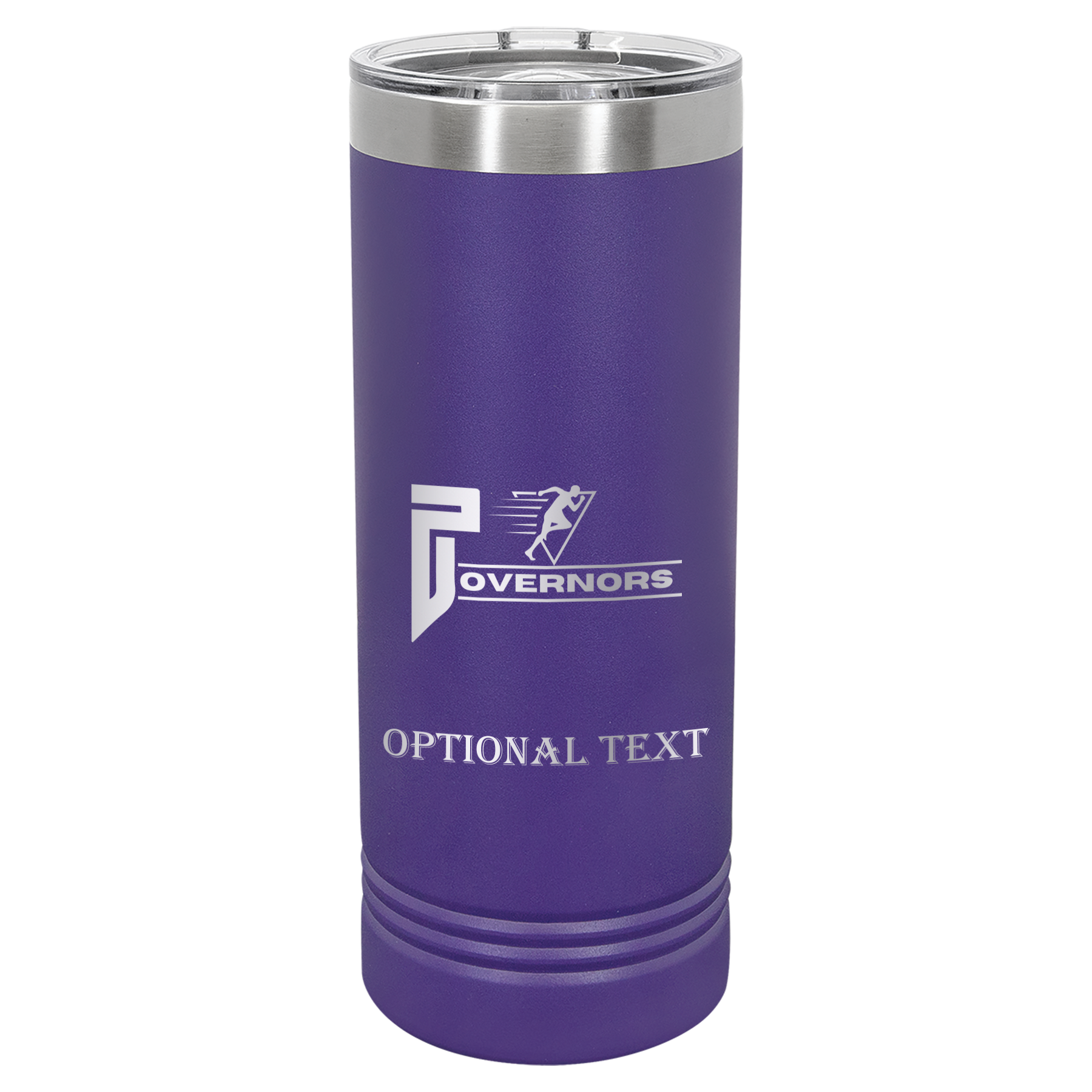 22 oz Skinny Tumbler - T.F. Riggs P with Governors