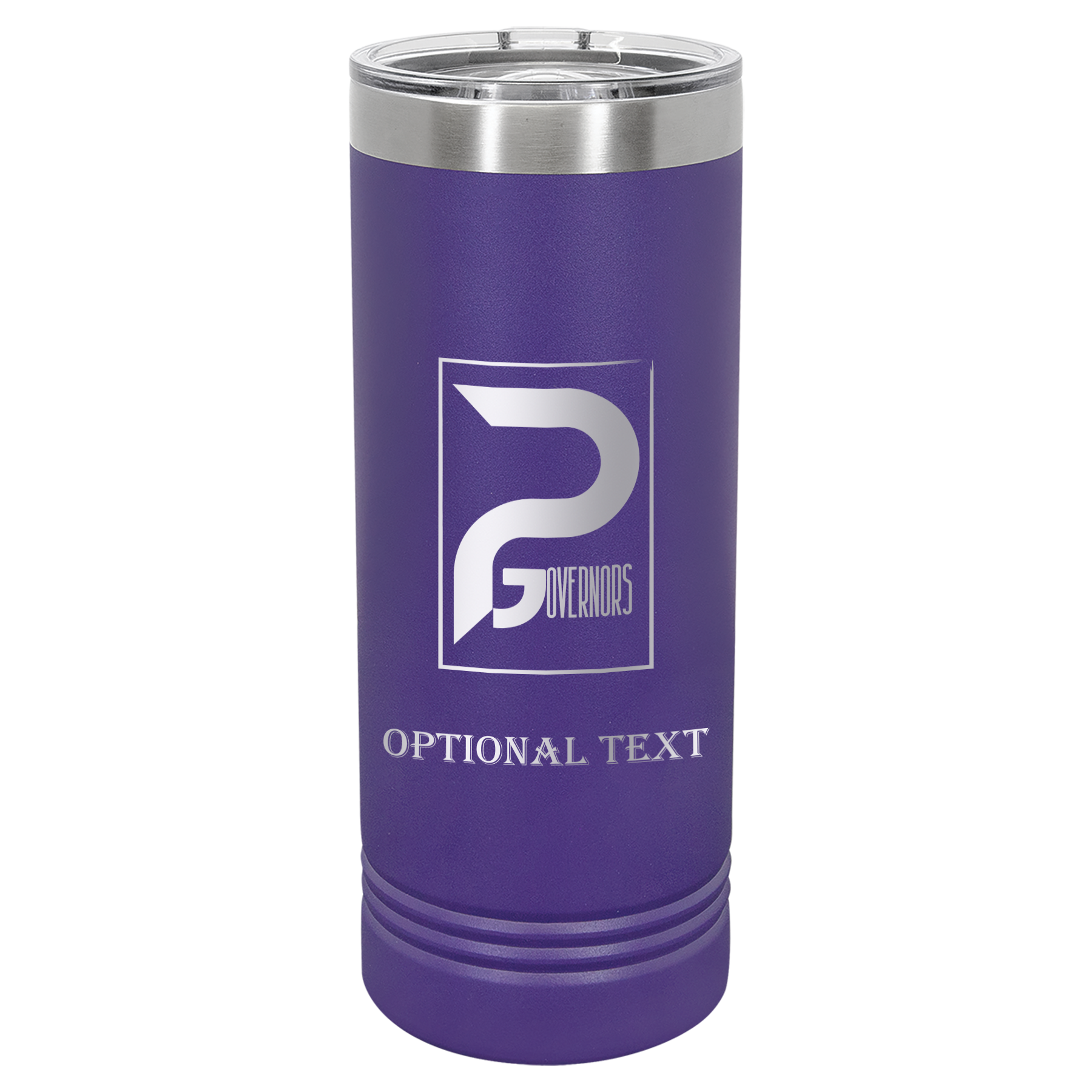 22 oz Skinny Tumbler - T.F. Riggs P with Governors