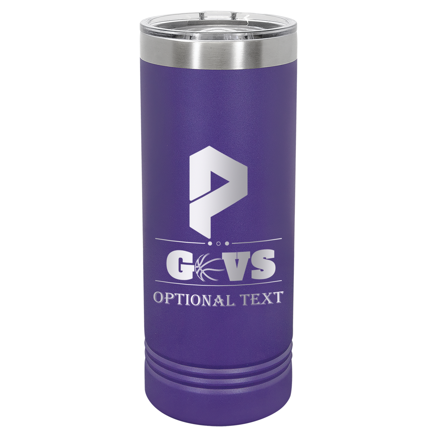 22 oz Skinny Tumbler - T.F. Riggs P with Govs