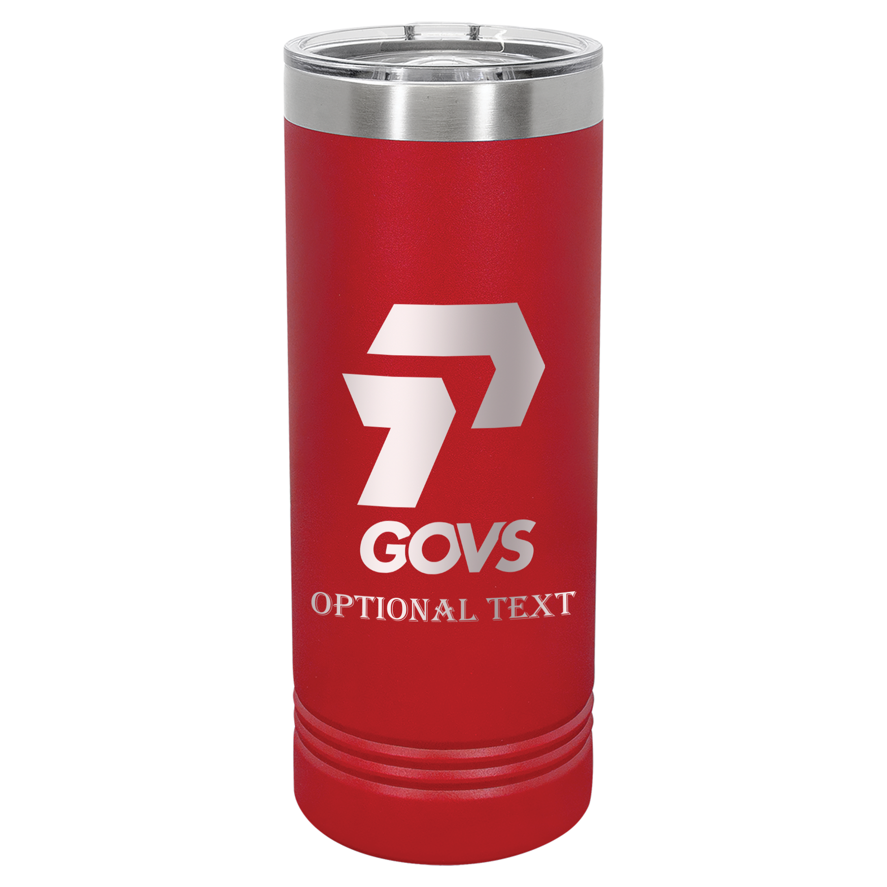 22 oz Skinny Tumbler - T.F. Riggs P with Govs