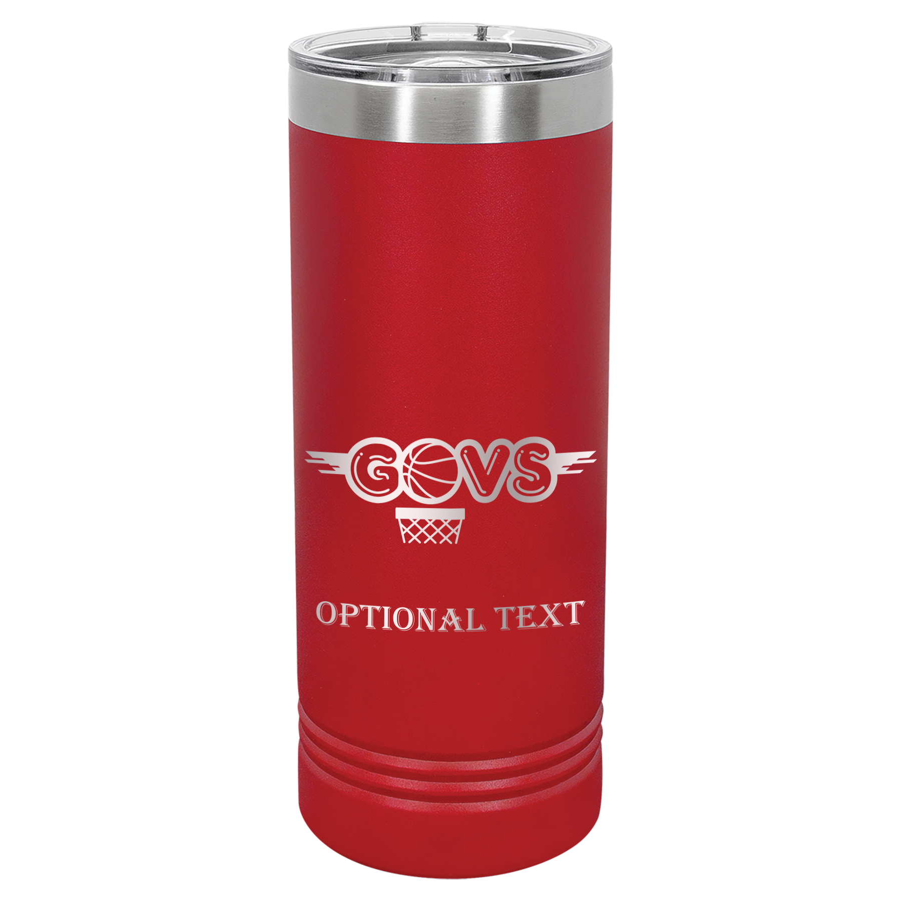 22 oz Skinny Tumbler - T.F. Riggs Govs Basketball