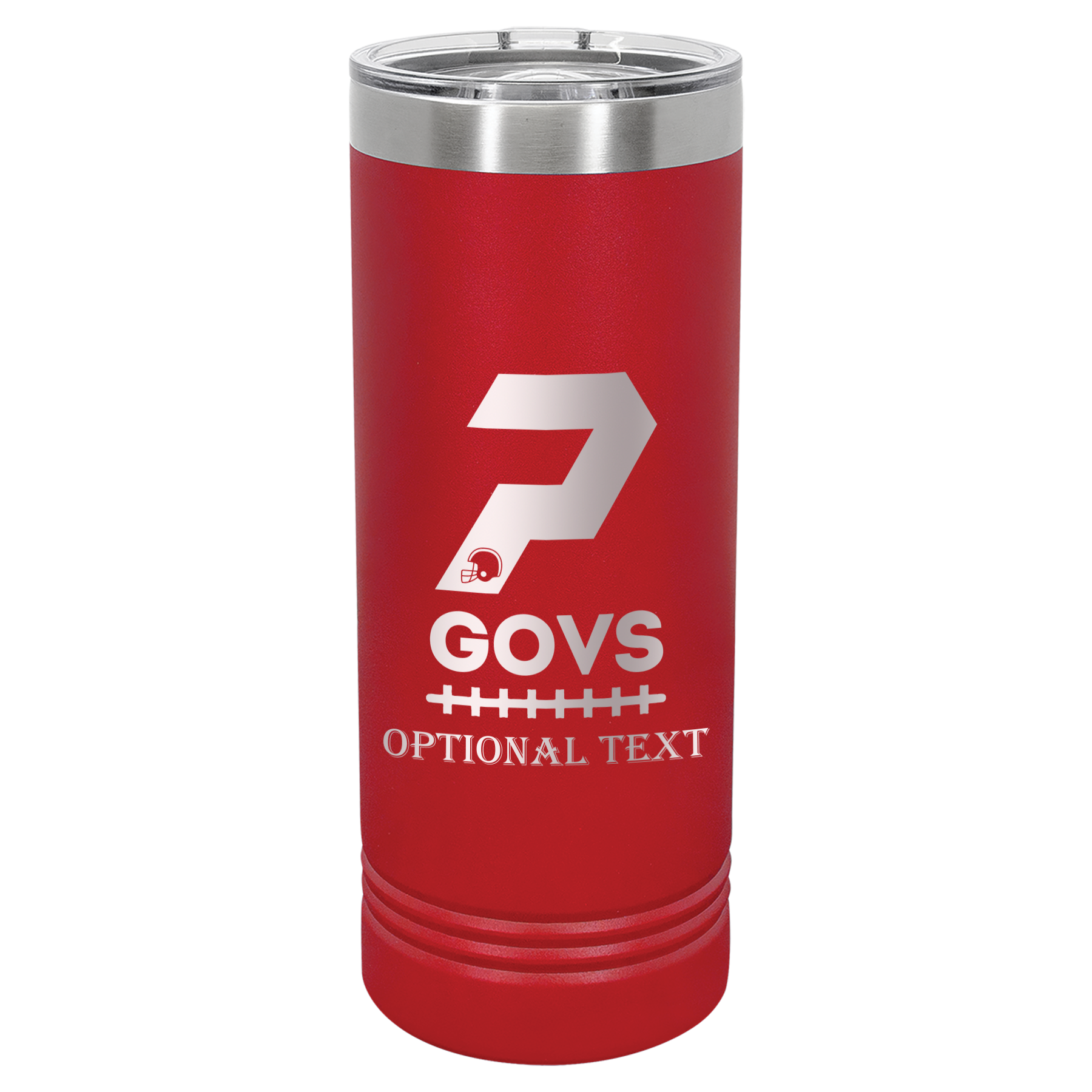 22 oz Skinny Tumbler - T.F. Riggs P with Govs