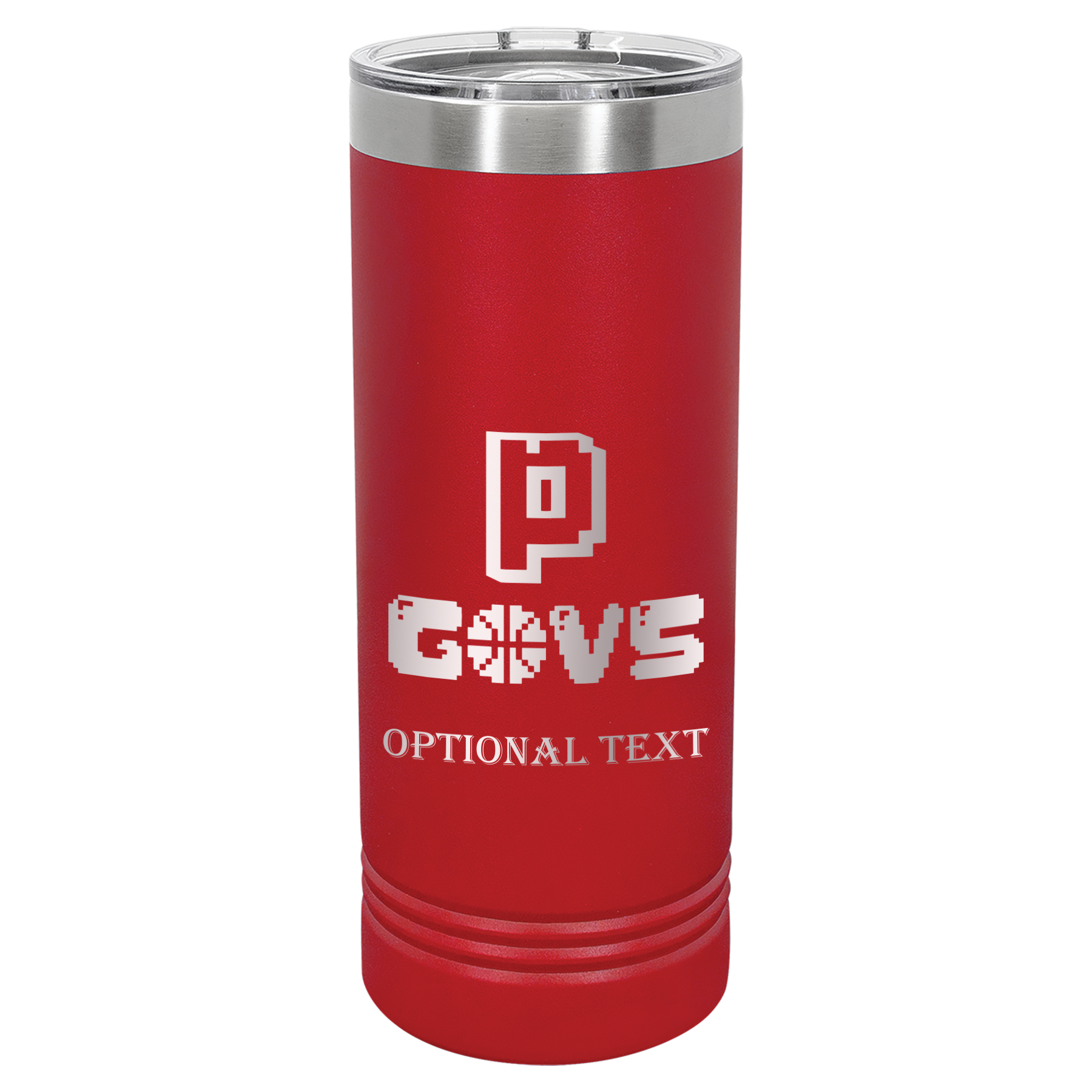 22 oz Skinny Tumbler - T.F. Riggs P with Govs