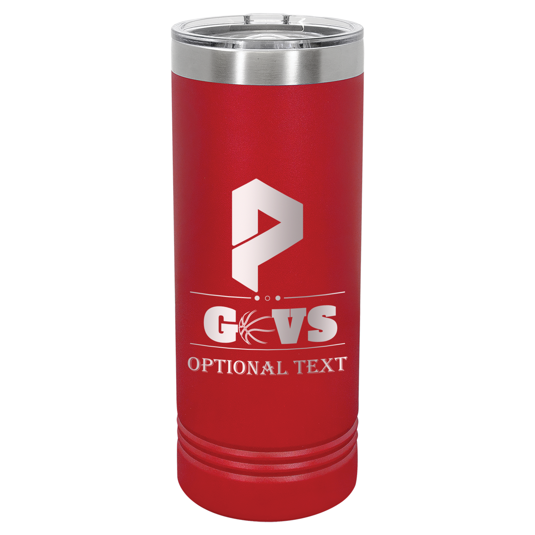 22 oz Skinny Tumbler - T.F. Riggs P with Govs