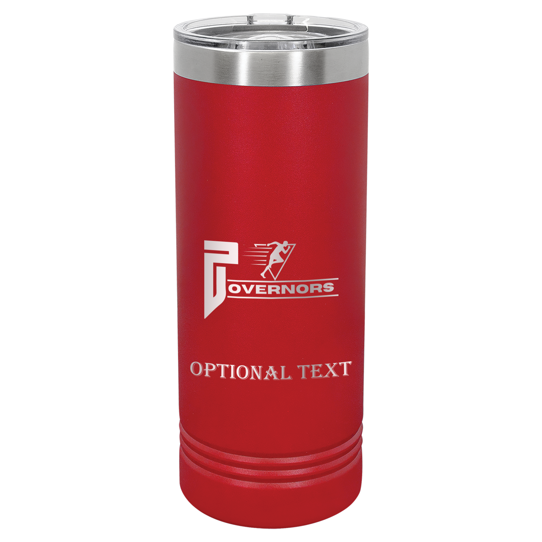 22 oz Skinny Tumbler - T.F. Riggs P with Governors