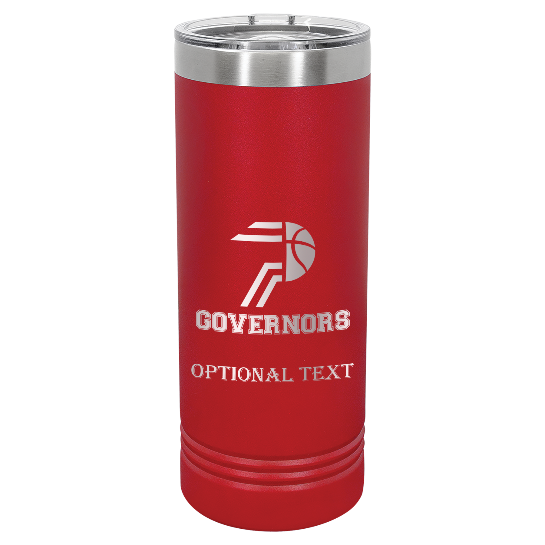 22 oz Skinny Tumbler - T.F. Riggs P with Governors