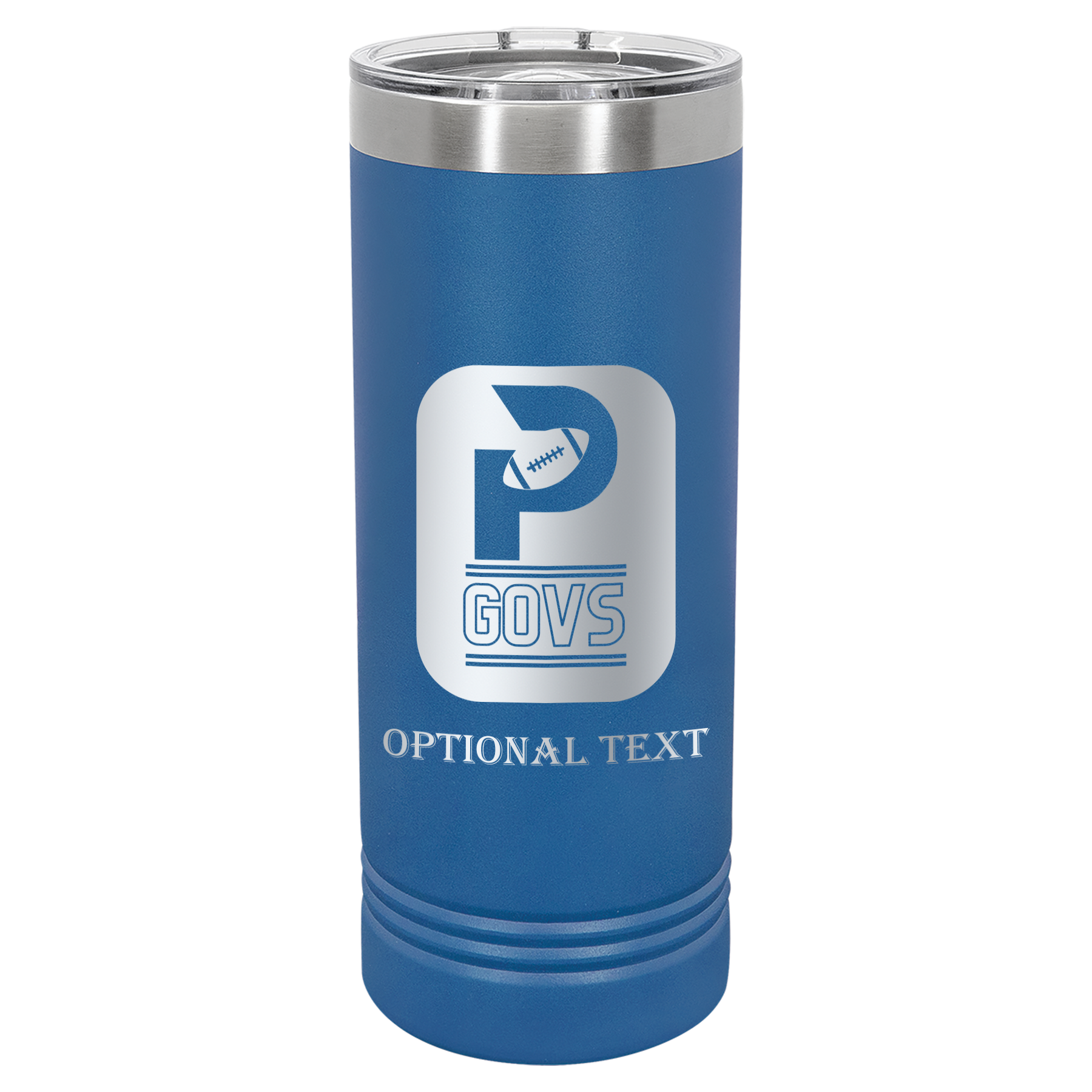22 oz Skinny Tumbler - T.F. Riggs P with Govs