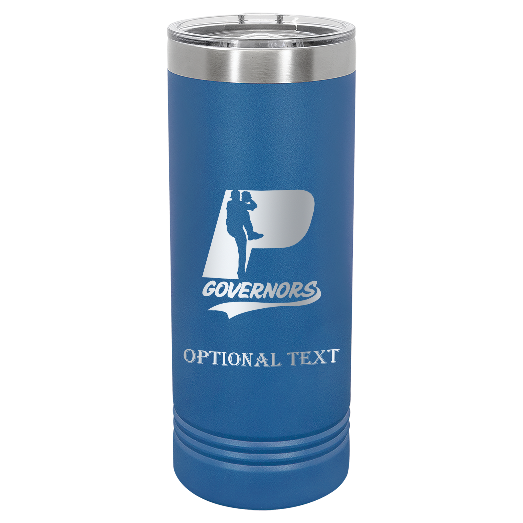 22 oz Skinny Tumbler - T.F. Riggs P with Governors
