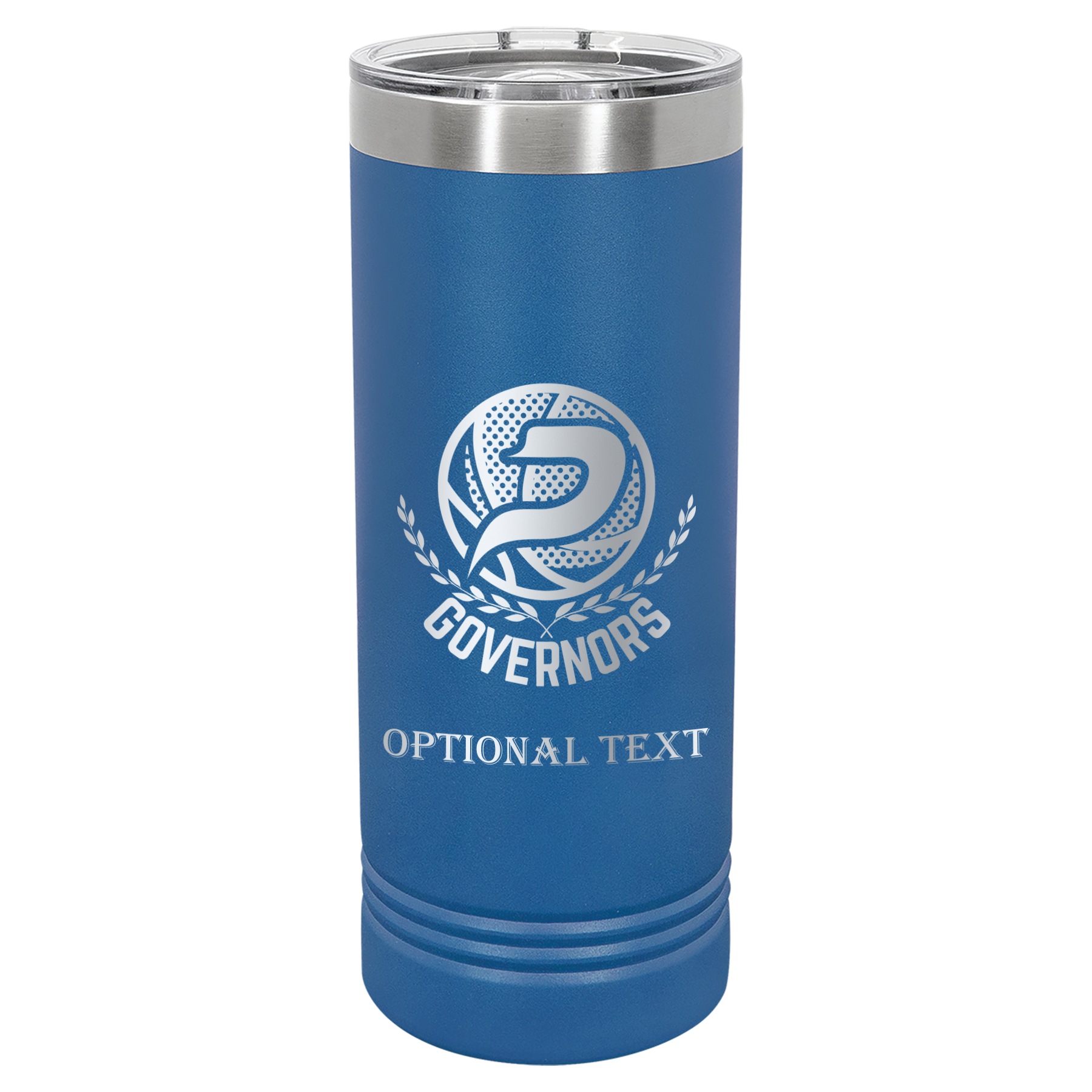22 oz Skinny Tumbler - T.F. Riggs P with Governors