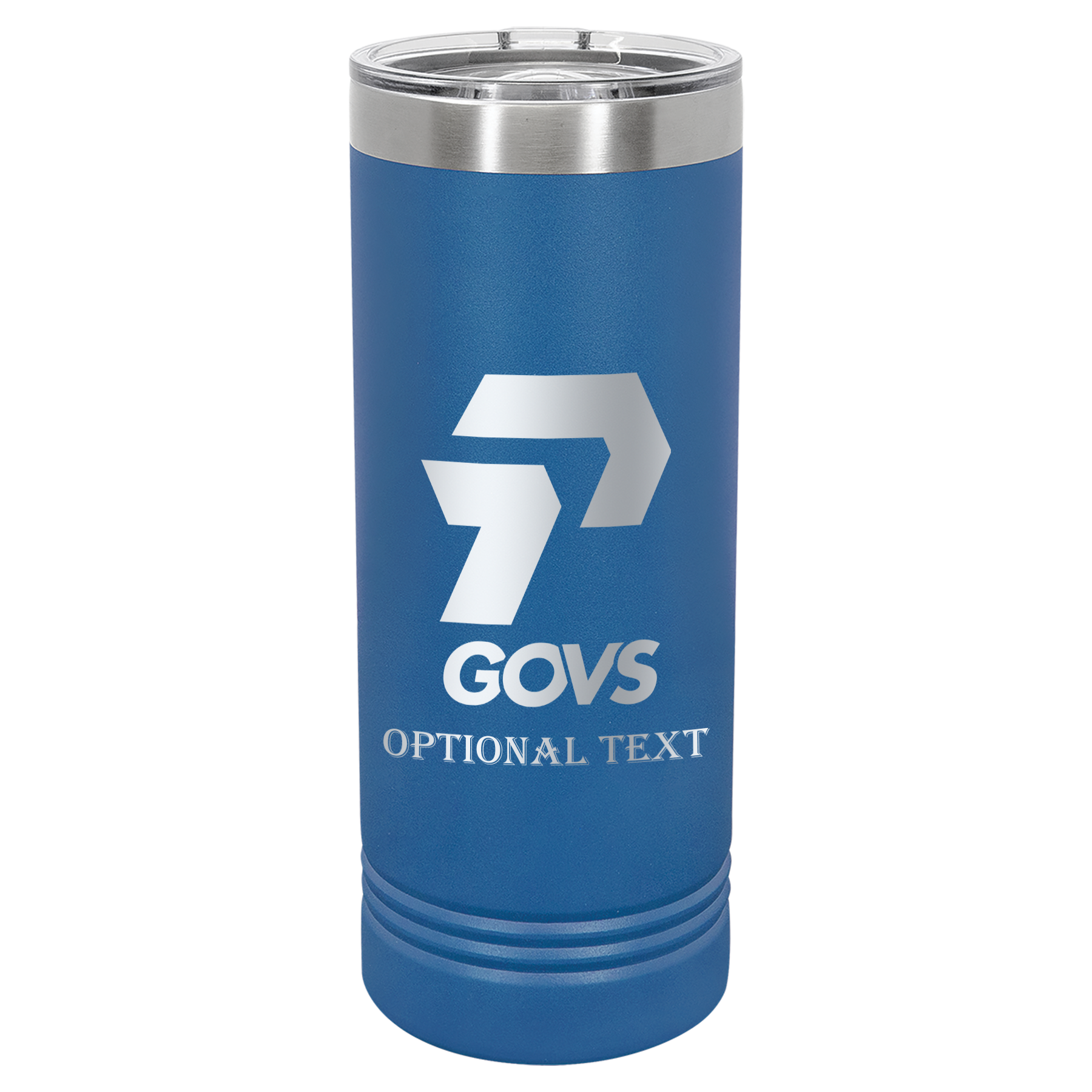 22 oz Skinny Tumbler - T.F. Riggs P with Govs