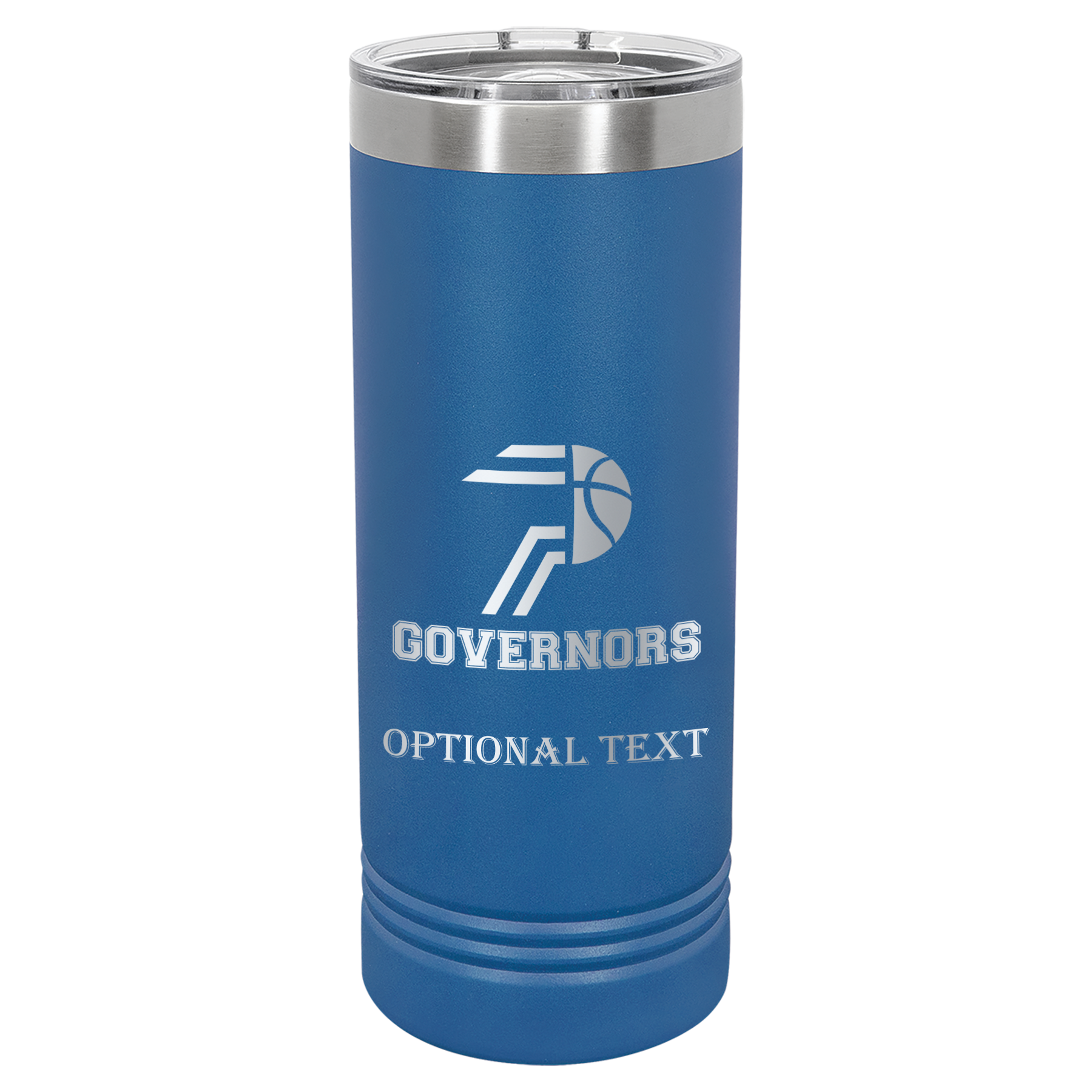 22 oz Skinny Tumbler - T.F. Riggs P with Governors