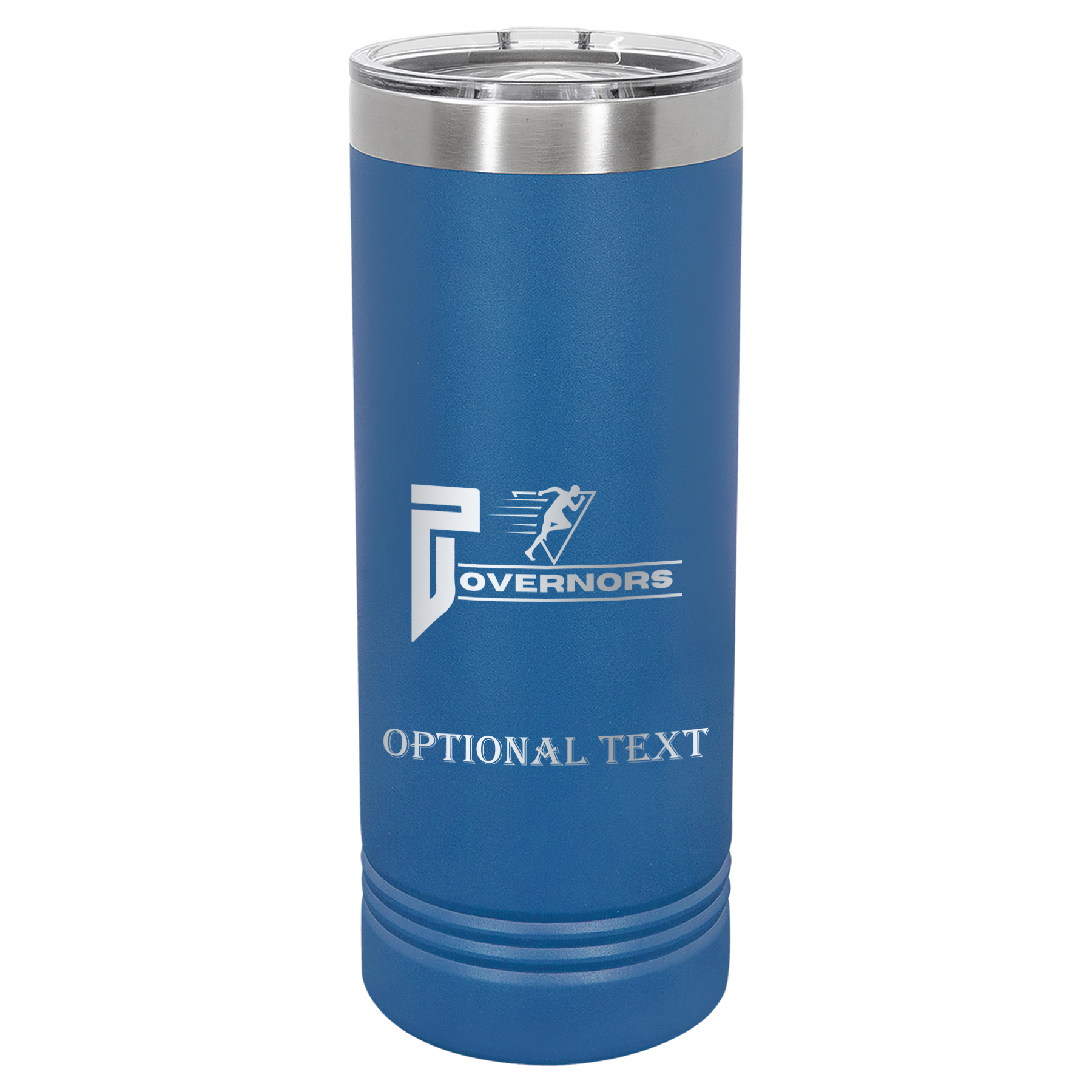 22 oz Skinny Tumbler - T.F. Riggs P with Governors