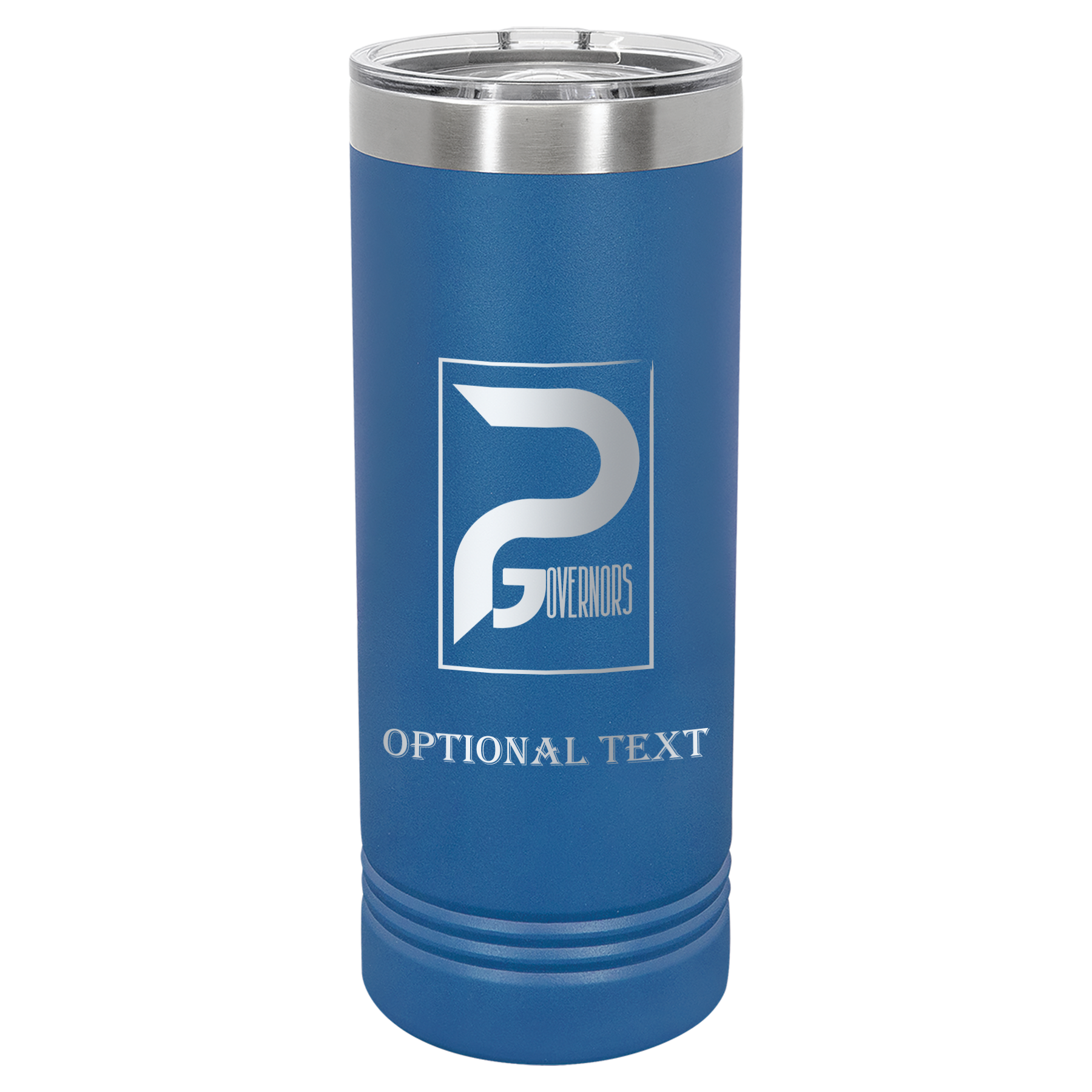 22 oz Skinny Tumbler - T.F. Riggs P with Governors