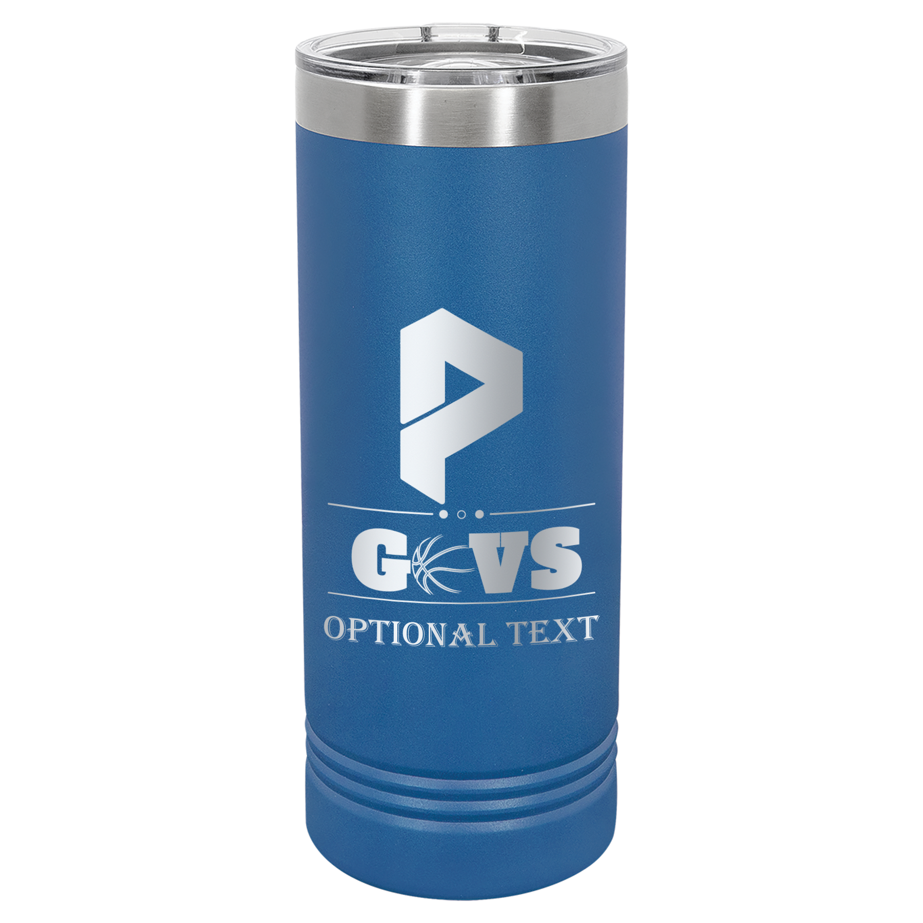 22 oz Skinny Tumbler - T.F. Riggs P with Govs