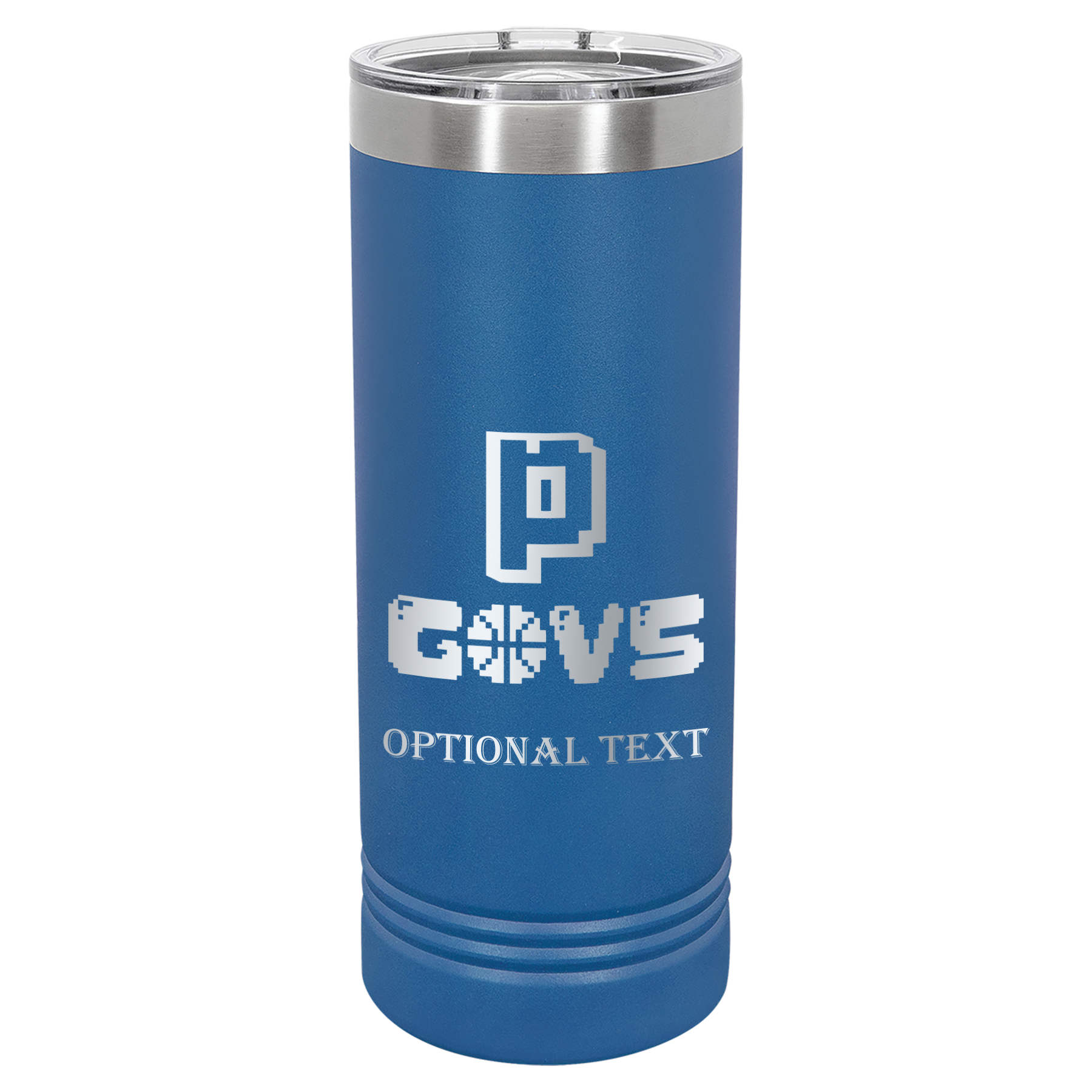 22 oz Skinny Tumbler - T.F. Riggs P with Govs