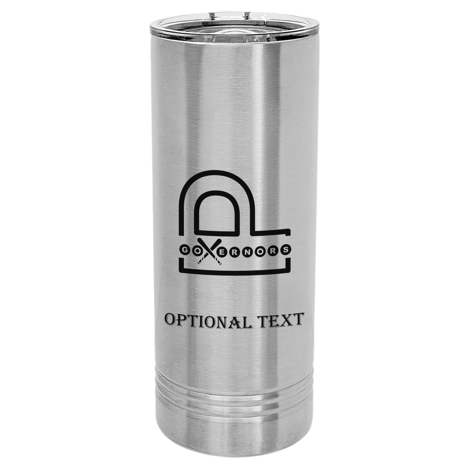 22 oz Skinny Tumbler - T.F. Riggs P with Governors