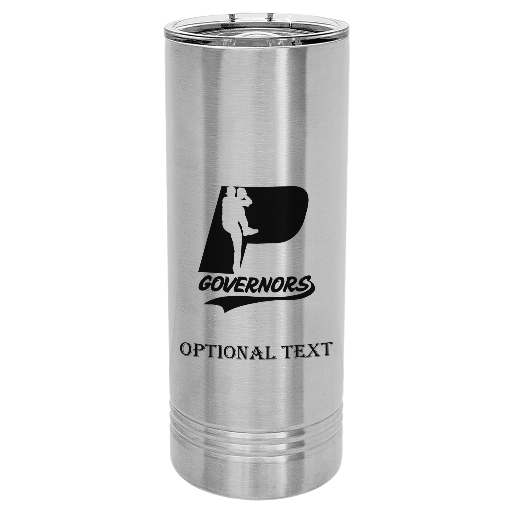 22 oz Skinny Tumbler - T.F. Riggs P with Governors