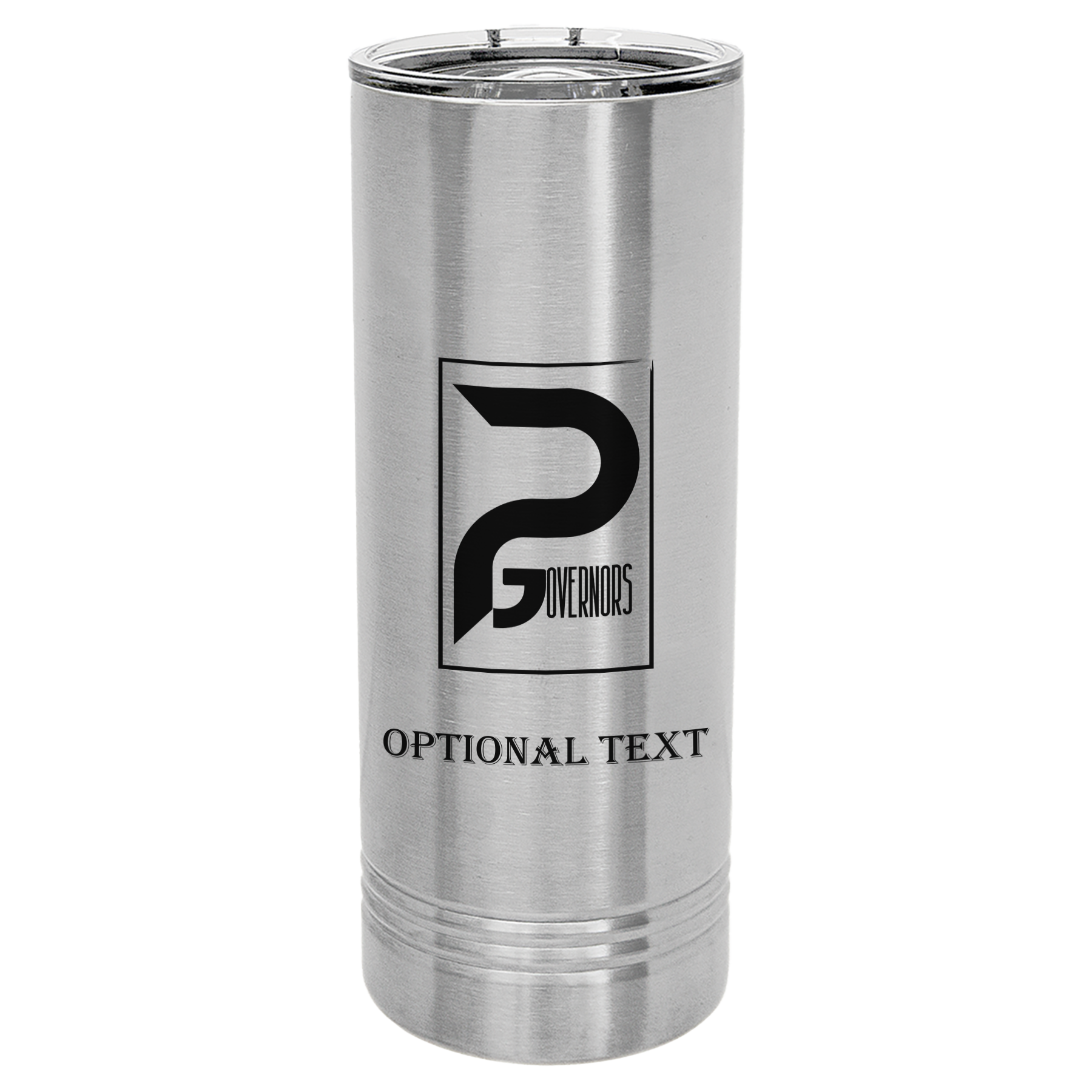 22 oz Skinny Tumbler - T.F. Riggs P with Governors
