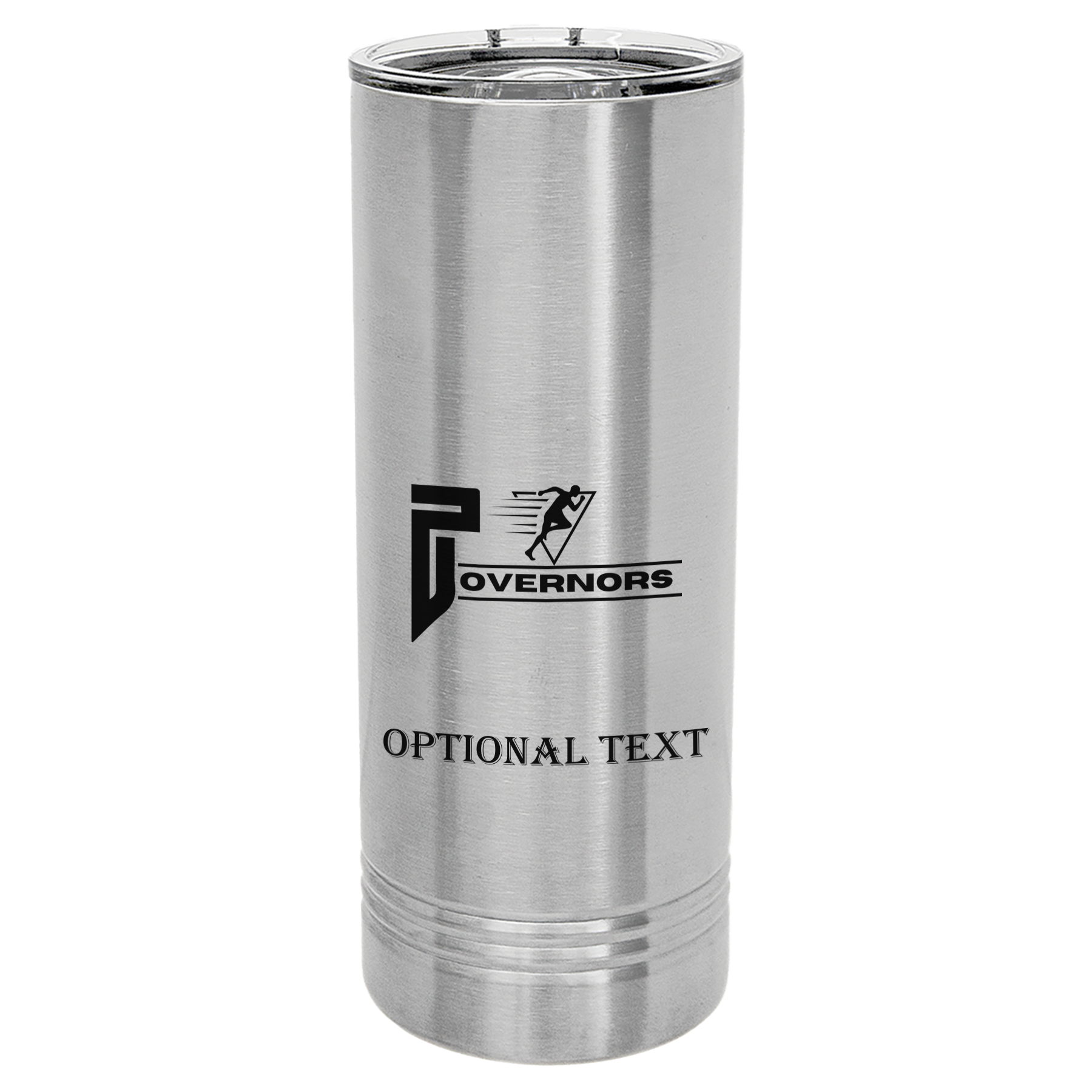 22 oz Skinny Tumbler - T.F. Riggs P with Governors
