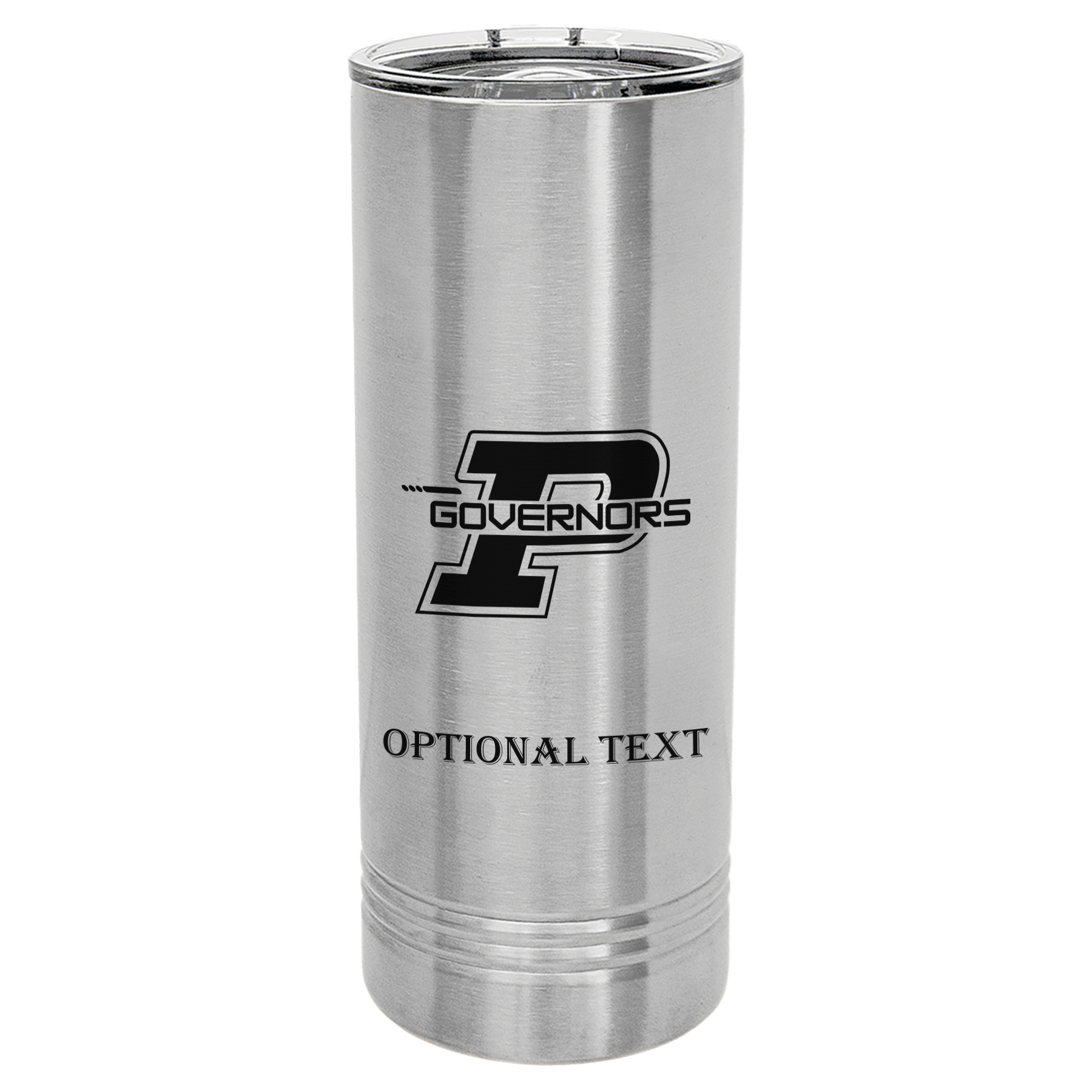 22 oz Skinny Tumbler - T.F. Riggs P with Governors