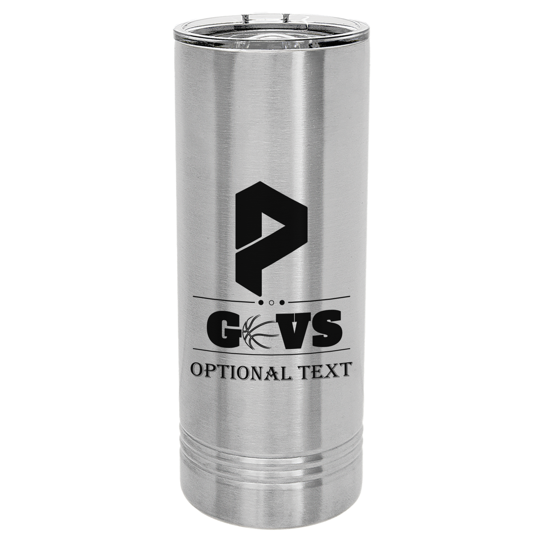 22 oz Skinny Tumbler - T.F. Riggs P with Govs